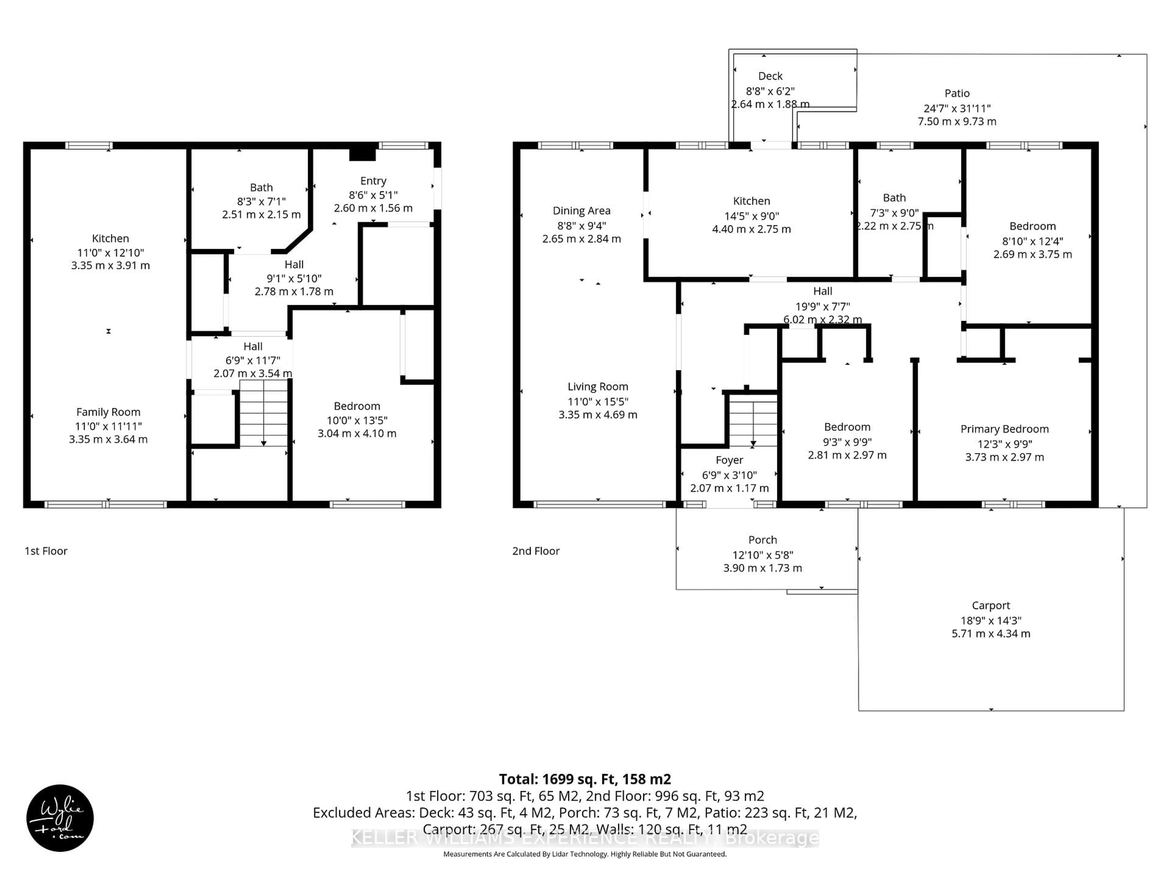 Floor plan for 158 CUNDLES Rd, Barrie Ontario L4M 2Z9