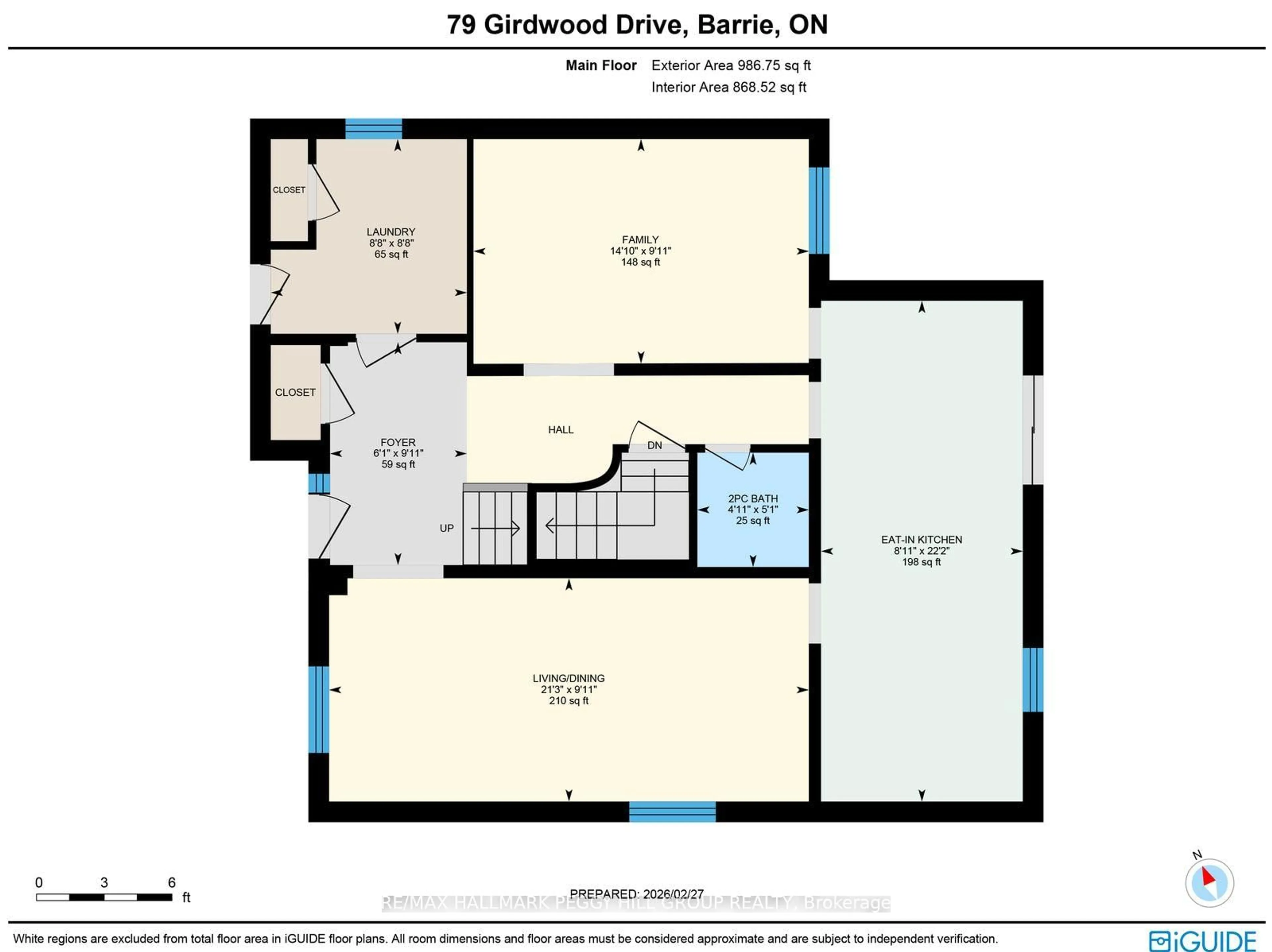 Floor plan for 79 Girdwood Dr, Barrie Ontario L4N 8R1