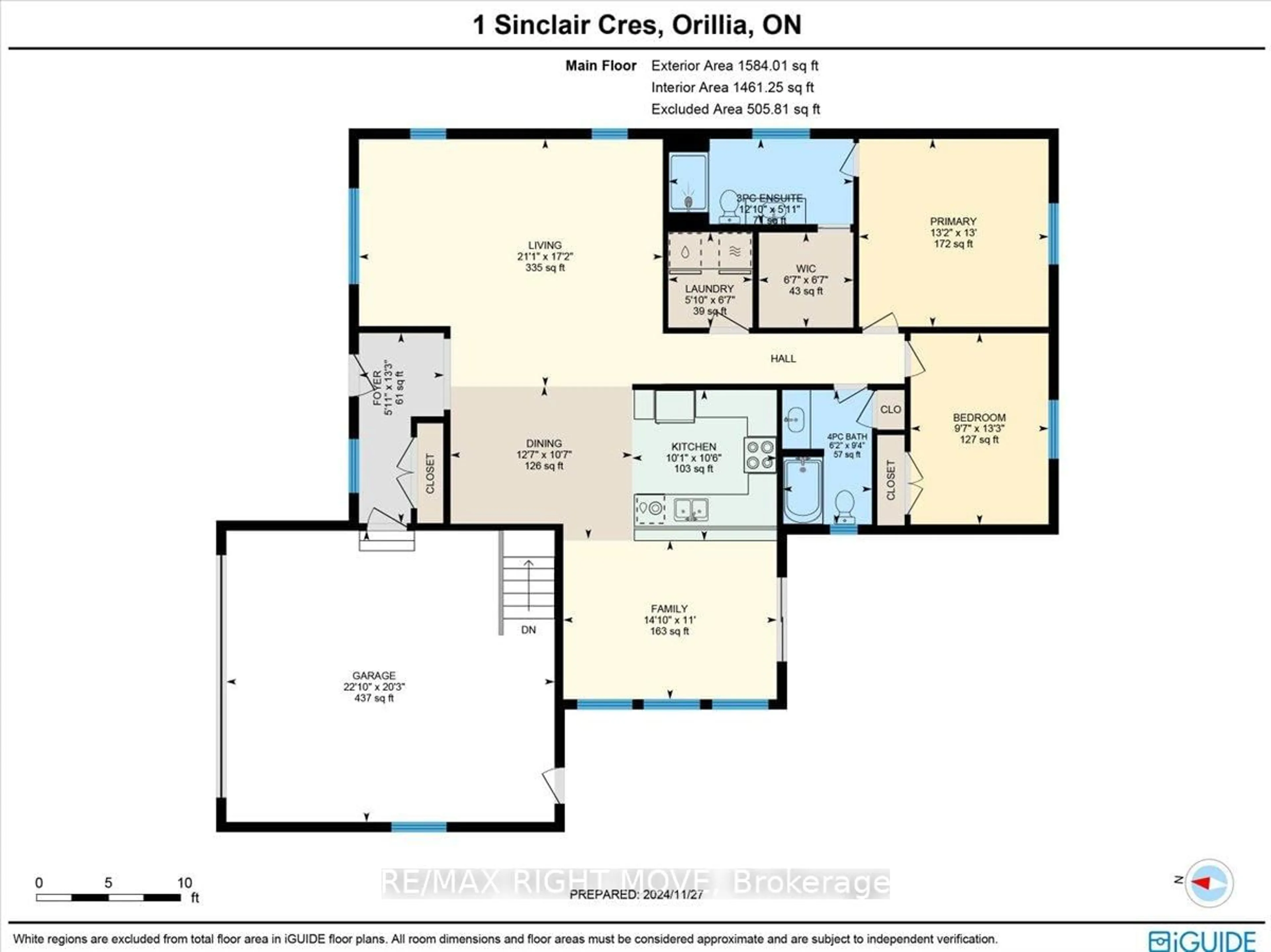 Floor plan for 1 Sinclair Cres, Ramara Ontario L3V 6H7