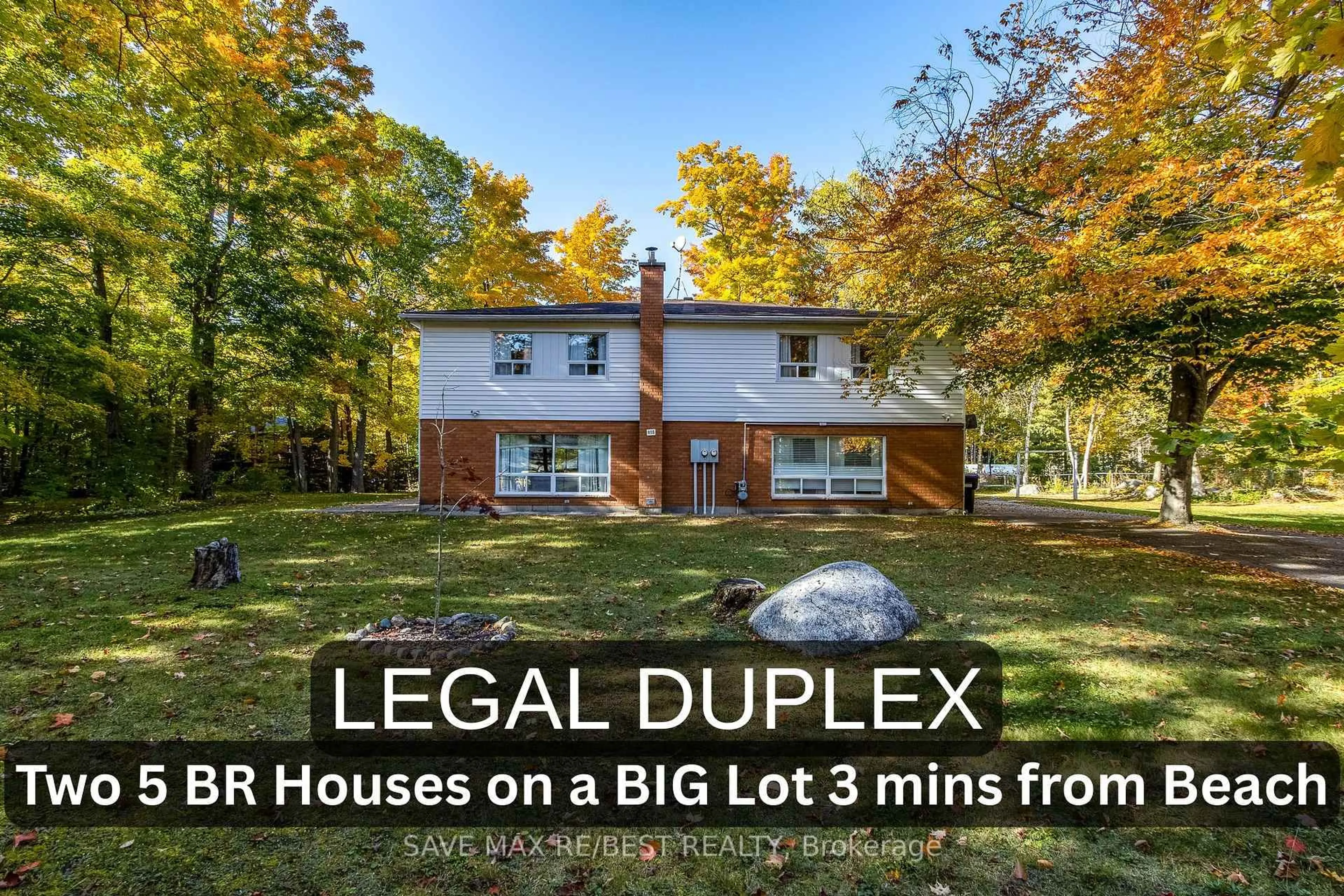 A pic from outside/outdoor area/front of a property/back of a property/a pic from drone, building for 910 Concession Rd 17, Penetanguishene Ontario L9M 1R3