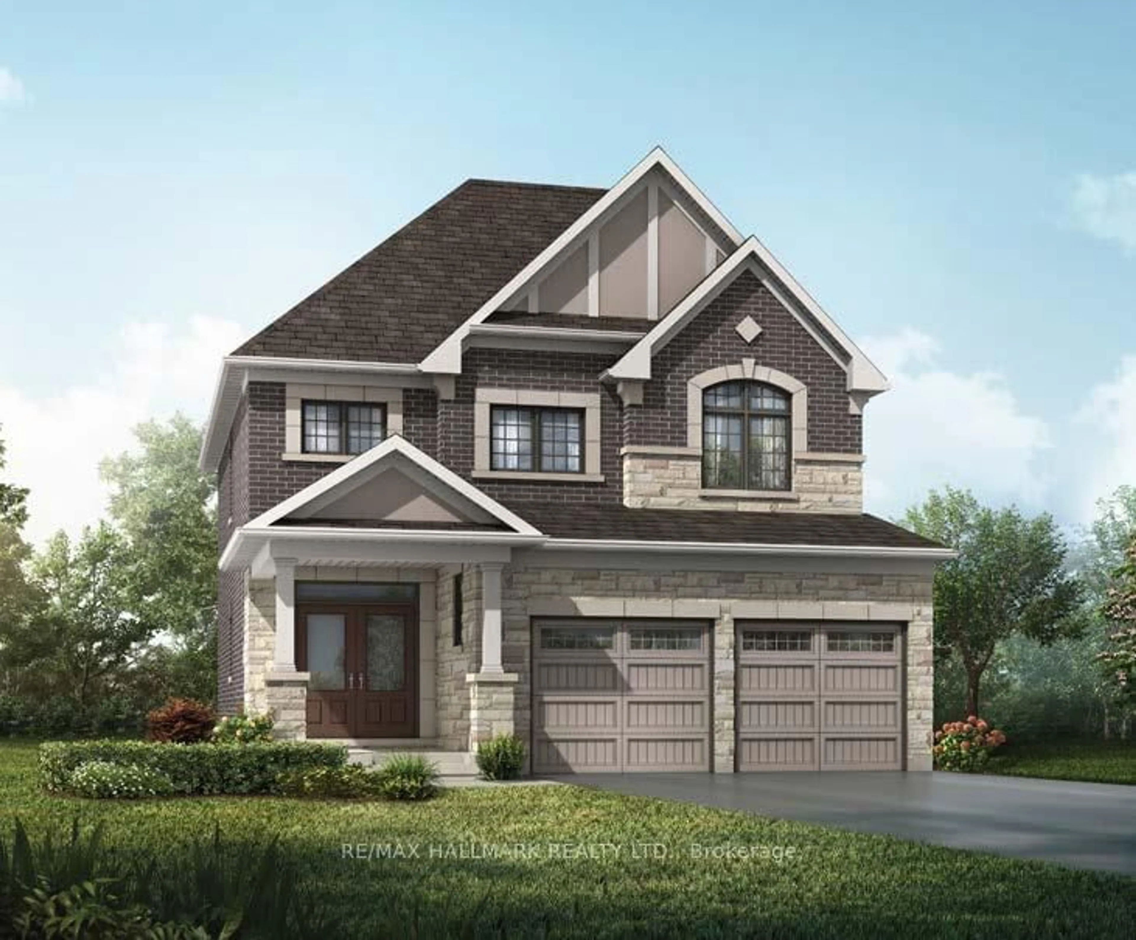 Home with brick exterior material, street for 47 Foxley Hts, Barrie Ontario L9J 0Z6