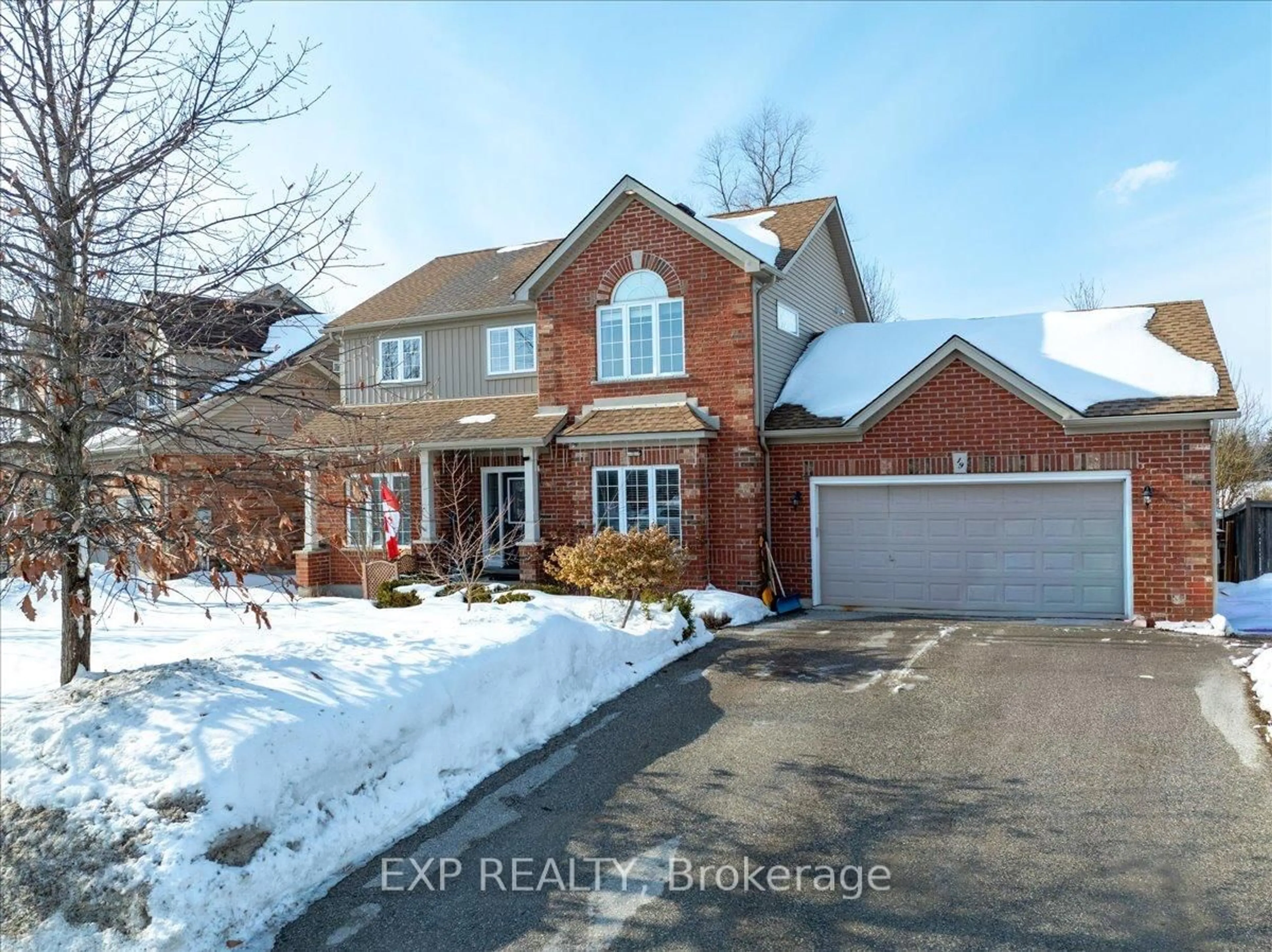 Home with brick exterior material, street for 19 Chamberlain Cres, Collingwood Ontario L9Y 0E3