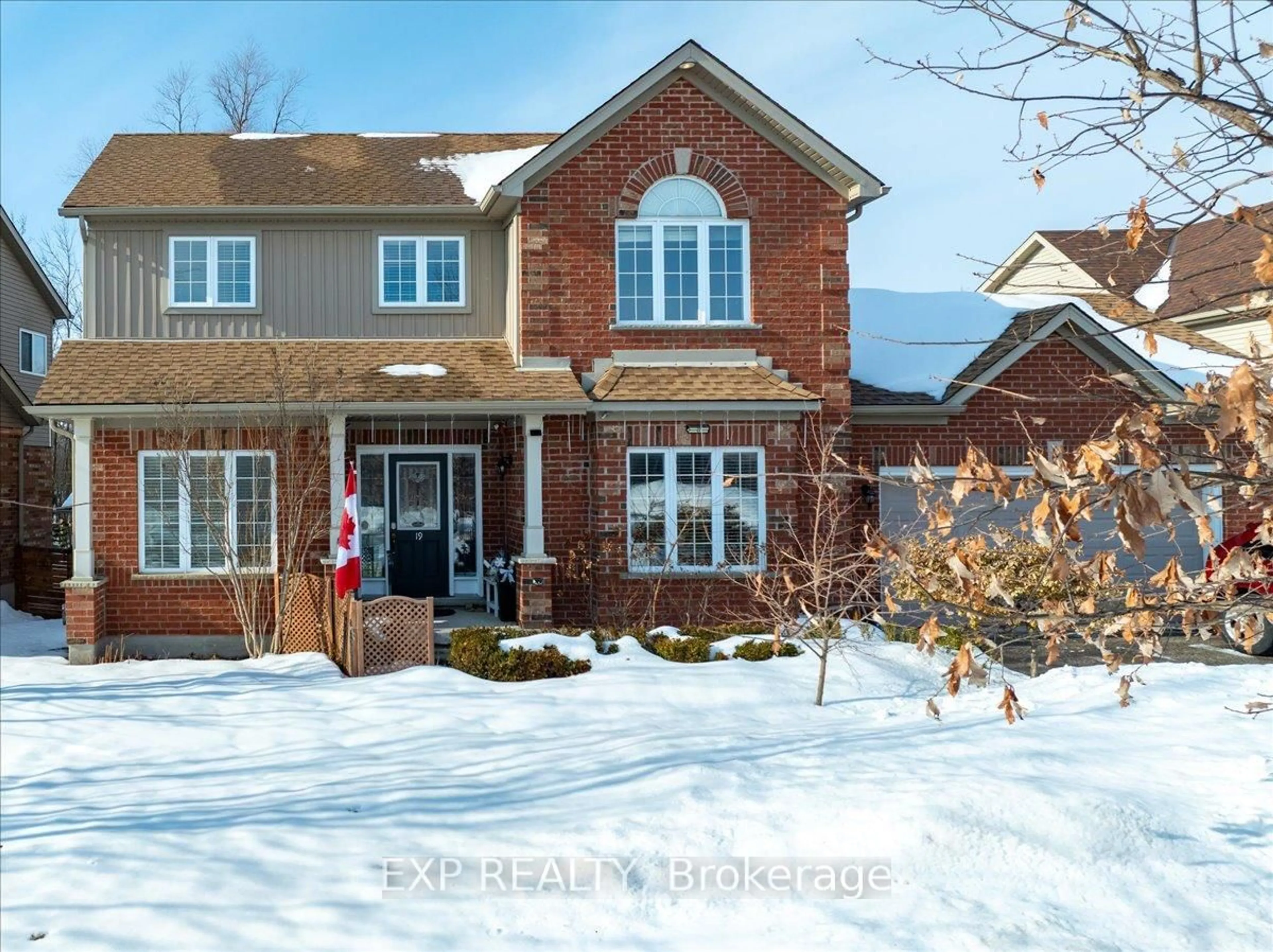 Home with brick exterior material, street for 19 Chamberlain Cres, Collingwood Ontario L9Y 0E3
