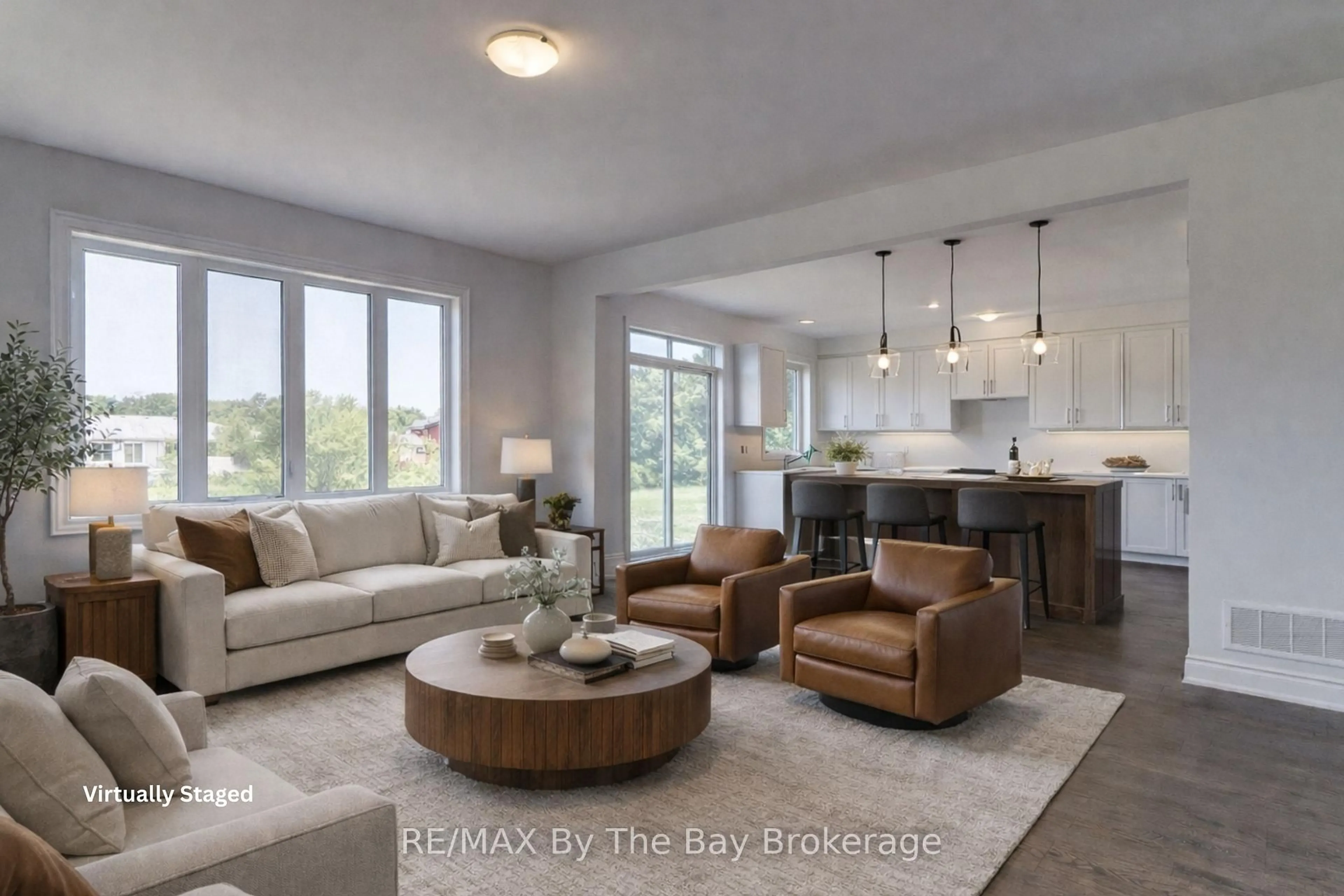 Living room with furniture, ceramic/tile floor for 16 Misty Ridge Rd, Wasaga Beach Ontario L9Z 0R8