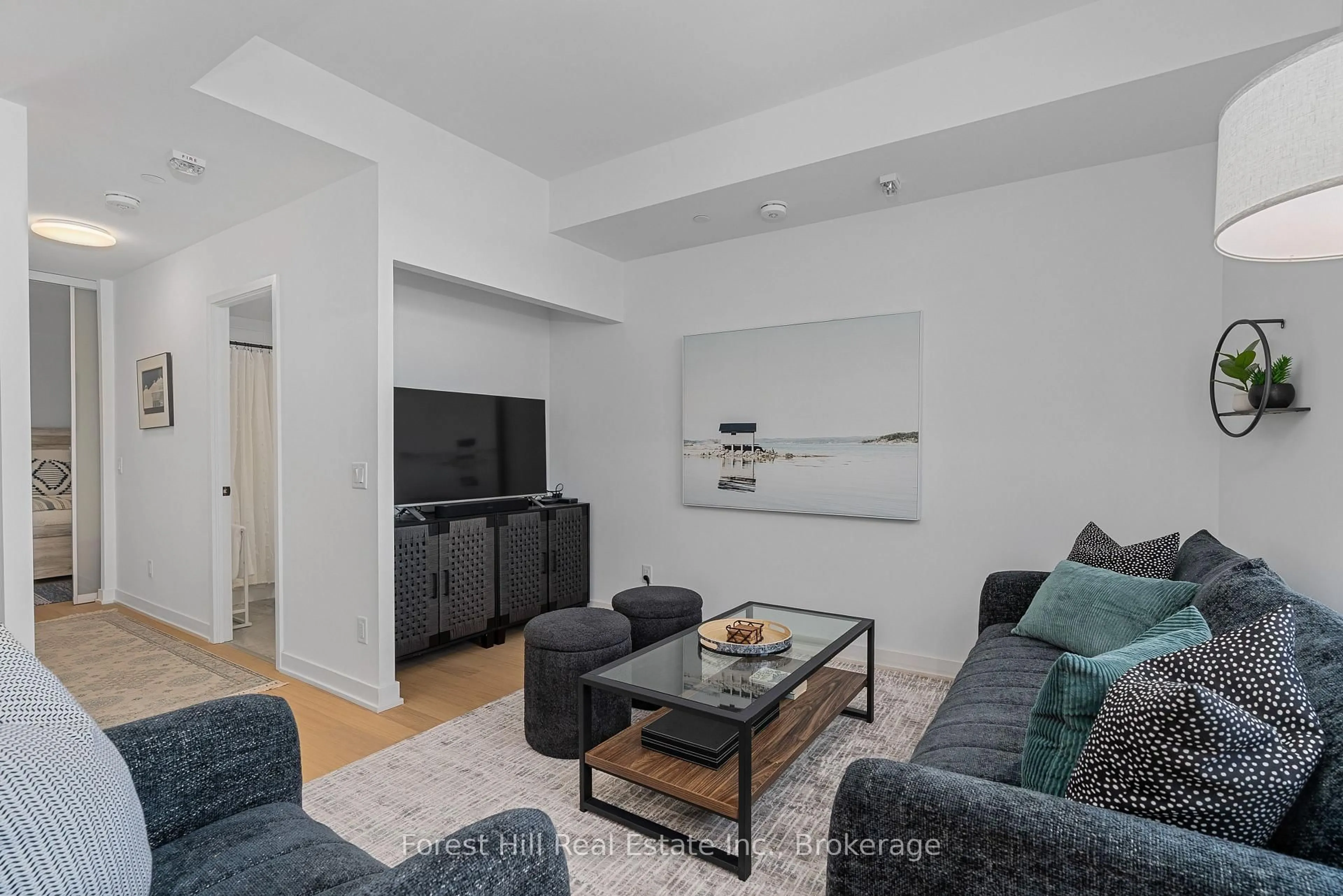 Living room with furniture, unknown for 31 Huron St #326, Collingwood Ontario L9Y 0E8