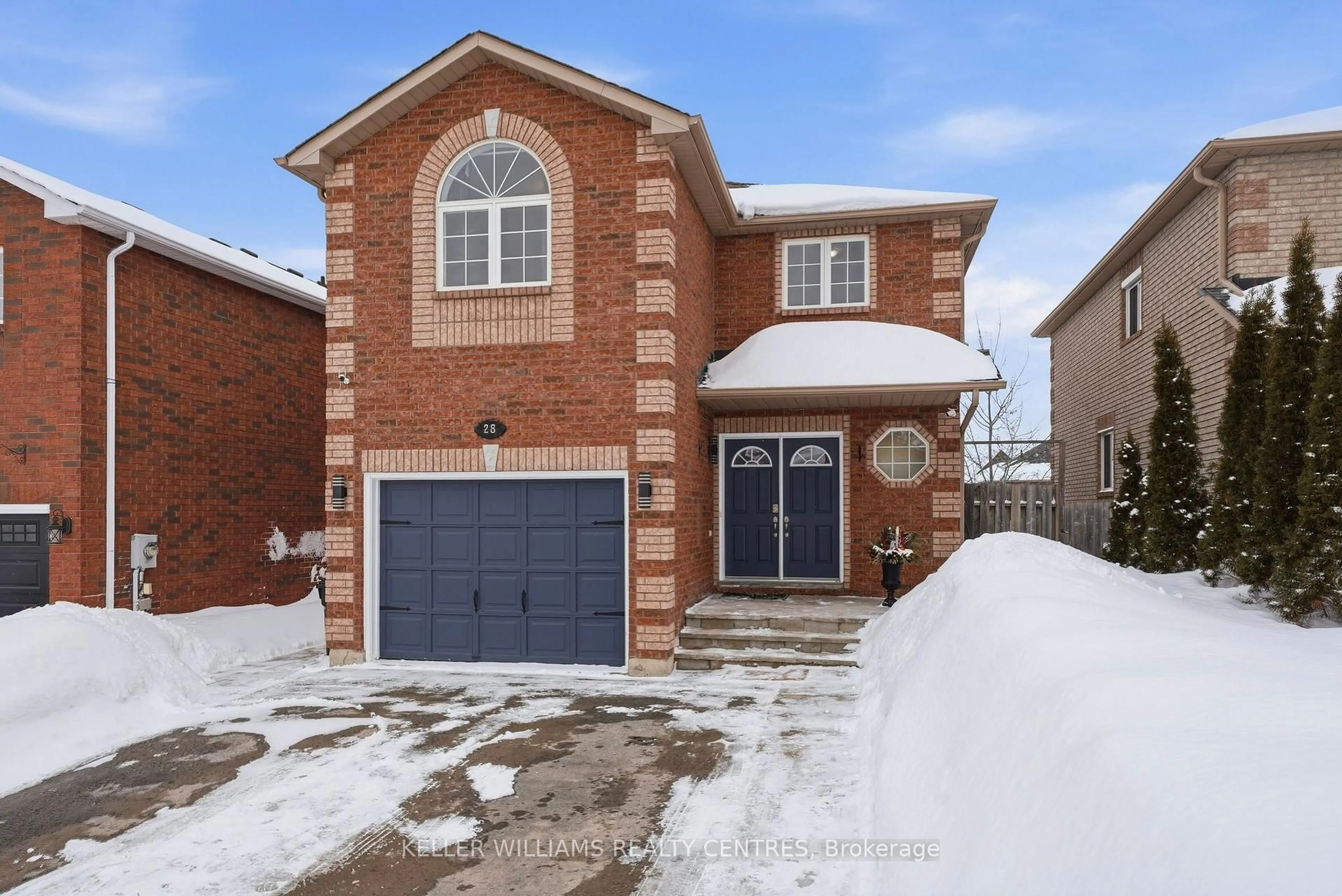Home with brick exterior material, street for 28 Glenhill Dr, Barrie Ontario L4N 5X6