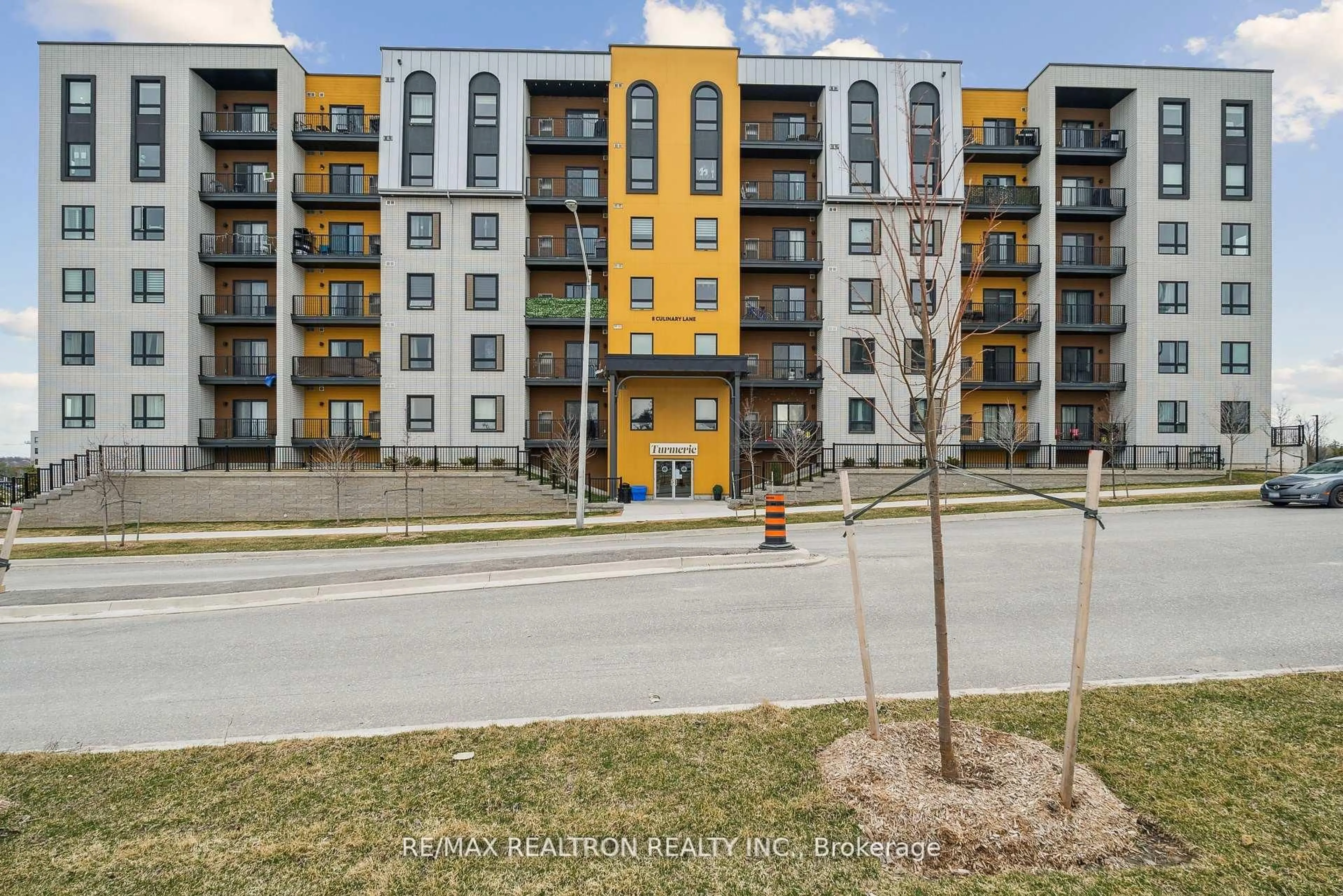 A pic from outside/outdoor area/front of a property/back of a property/a pic from drone, street for 8 Culinary Lane #307, Barrie Ontario L9J 0T2