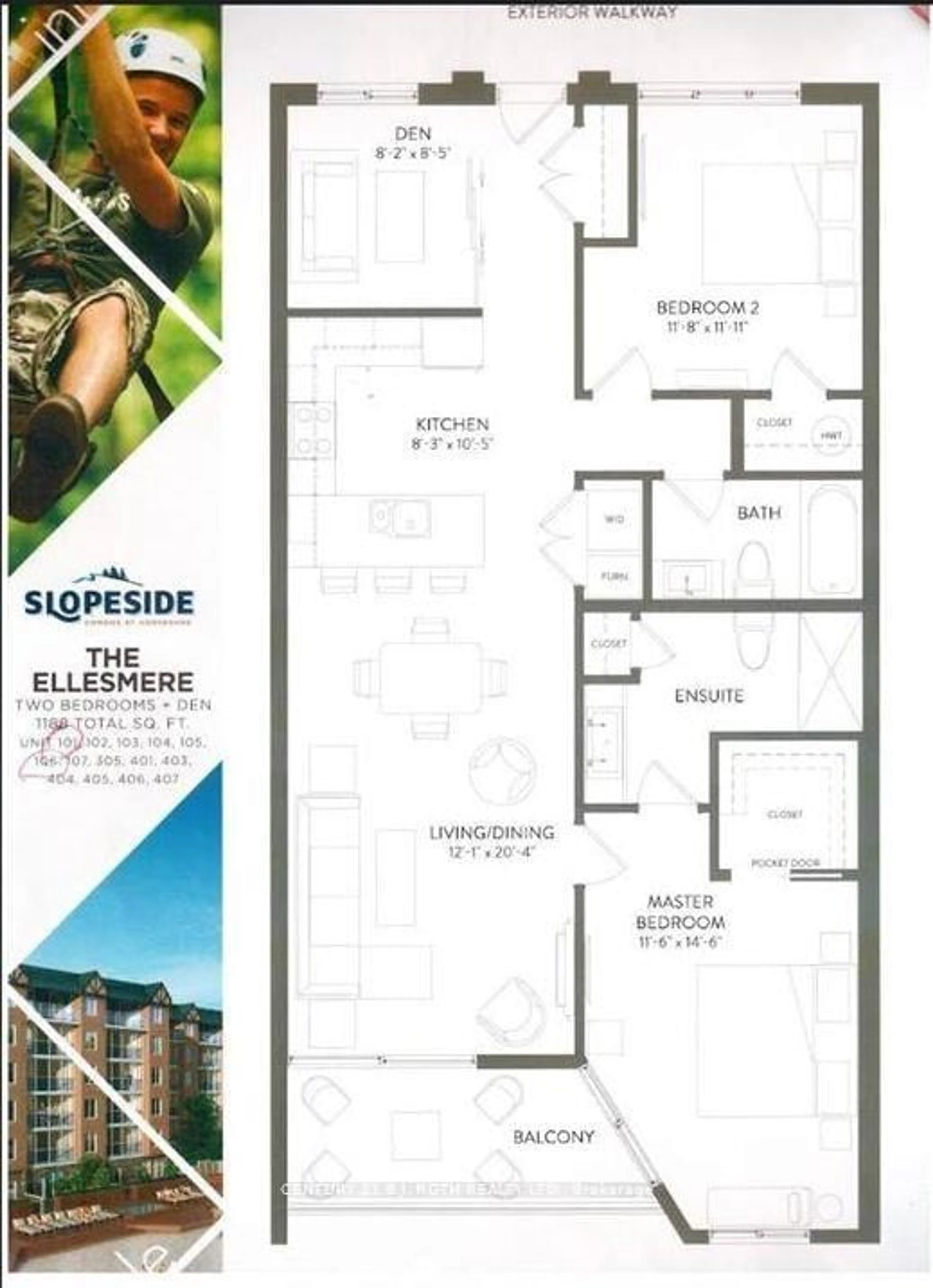 Floor plan for 80 Horseshoe Blvd #406, Oro-Medonte Ontario L4M 4Y8