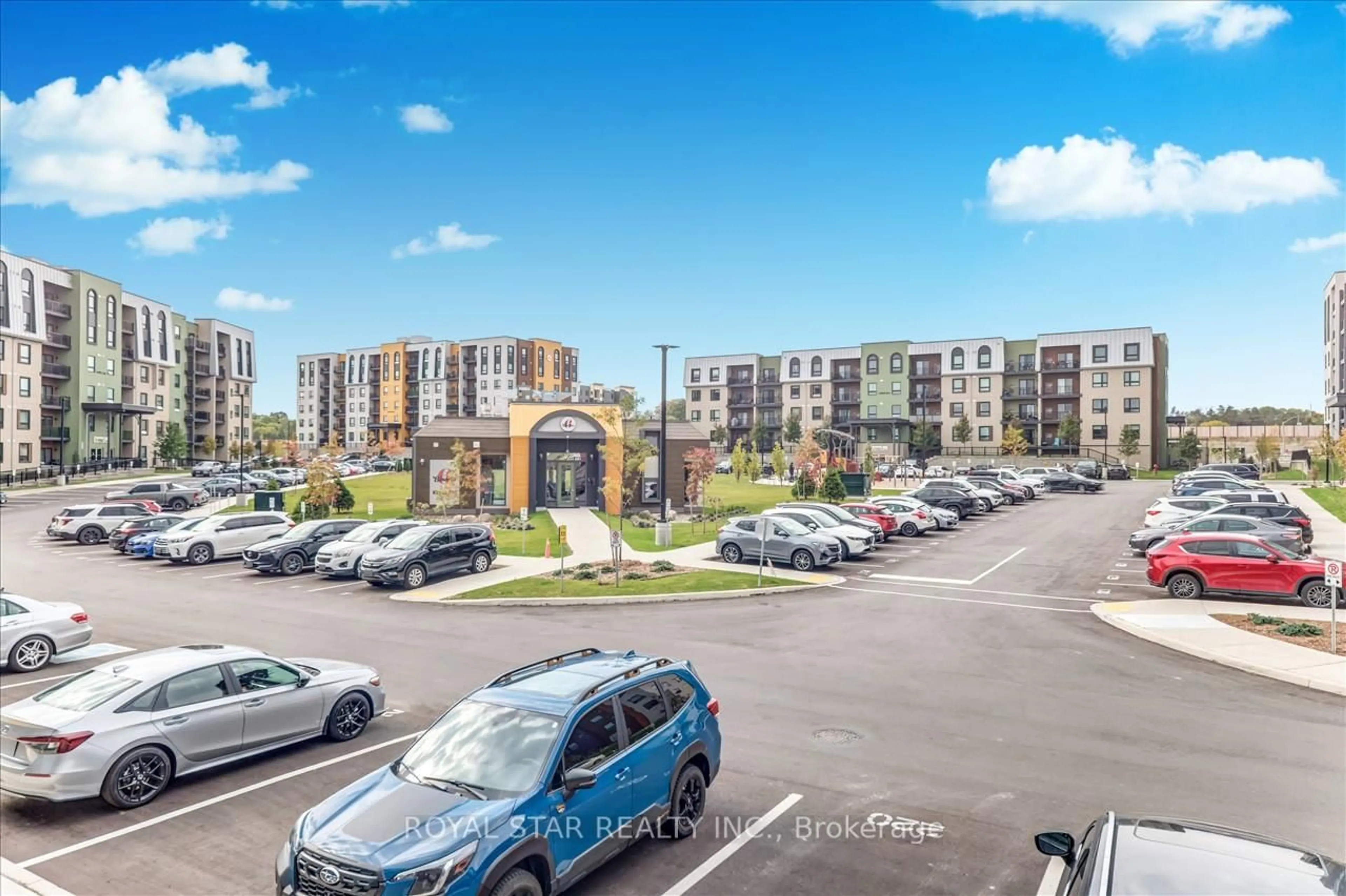 A pic from outside/outdoor area/front of a property/back of a property/a pic from drone, street for 1 Chef Lane #211, Barrie Ontario L9J 0T1