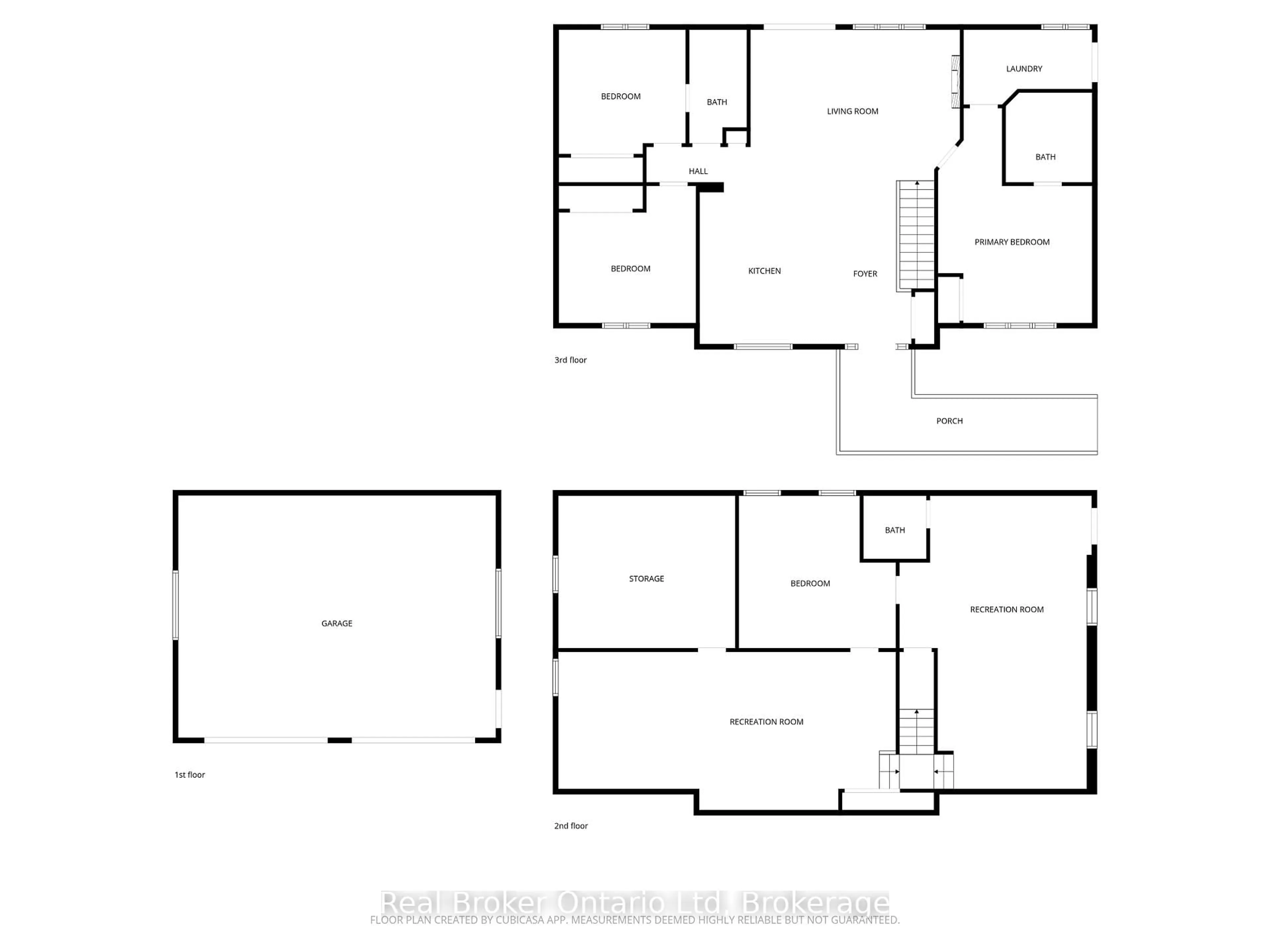 Floor plan for 597 Lafontaine  Rd, Tiny Ontario L9M 0L7