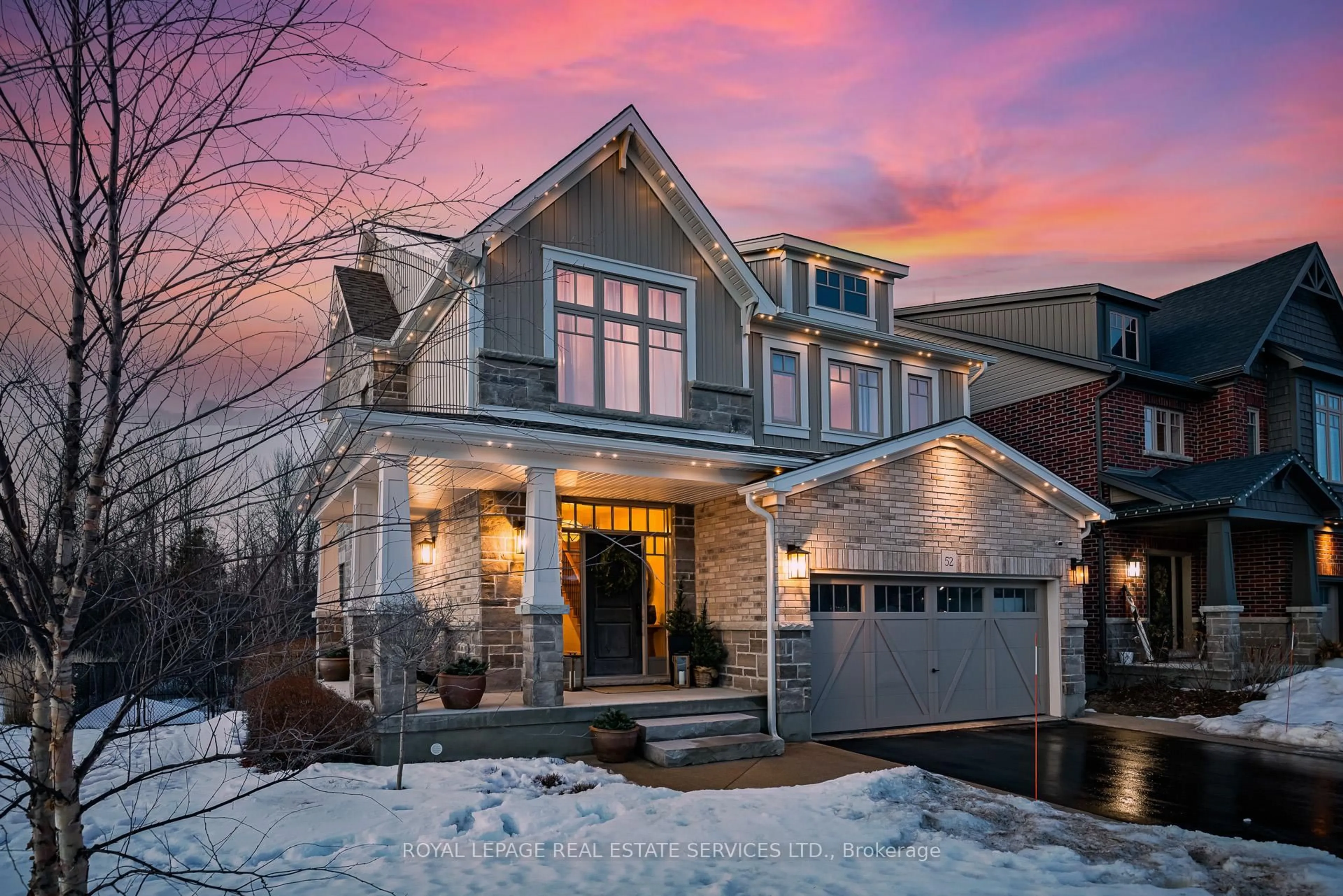 Home with brick exterior material, street for 52 Foley Cres, Collingwood Ontario L9Y 3B7