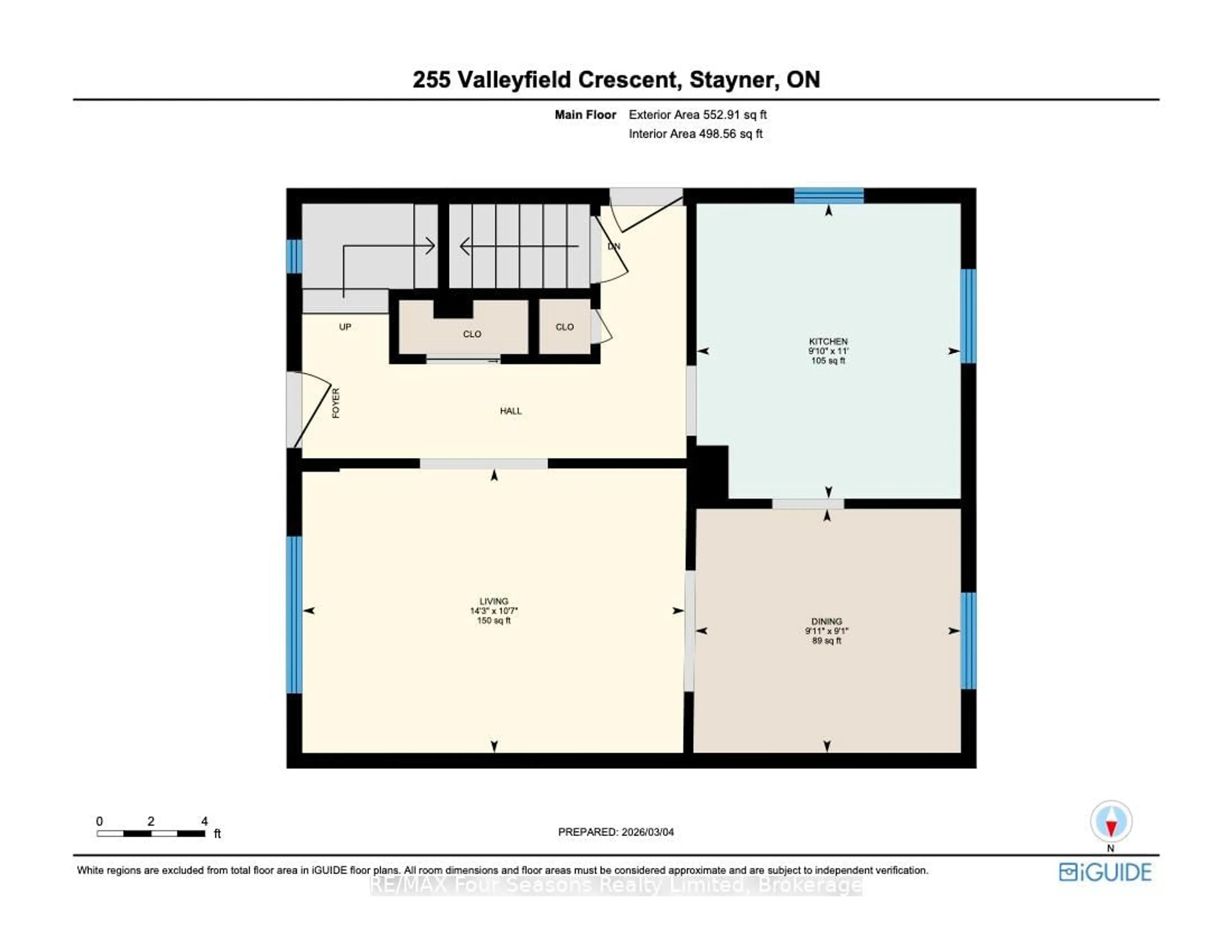 Floor plan for 255 Valleyfield Cres, Clearview Ontario L0M 1S0