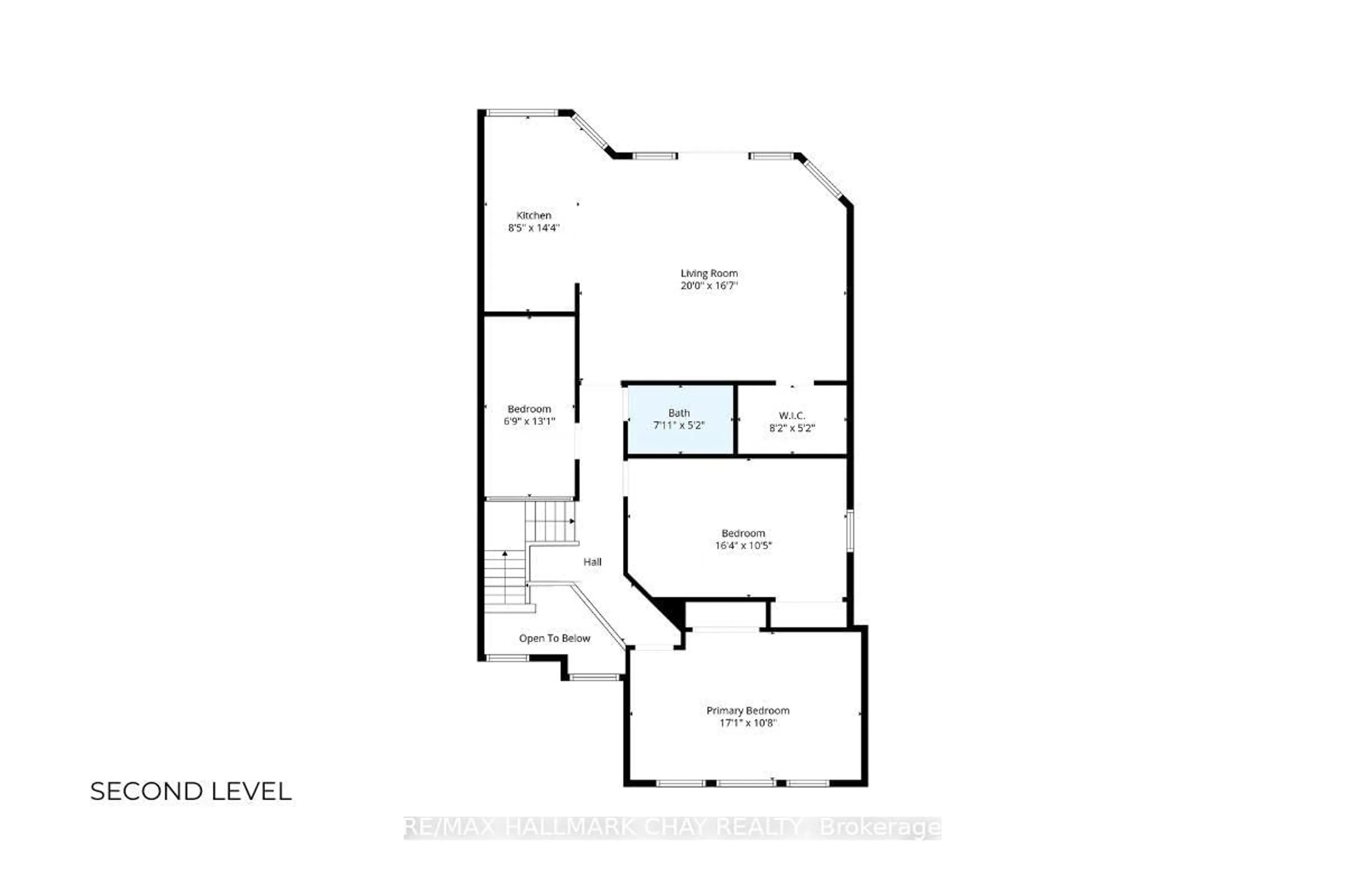 Floor plan for 155 B Cumberland St, Barrie Ontario L4N 2P9