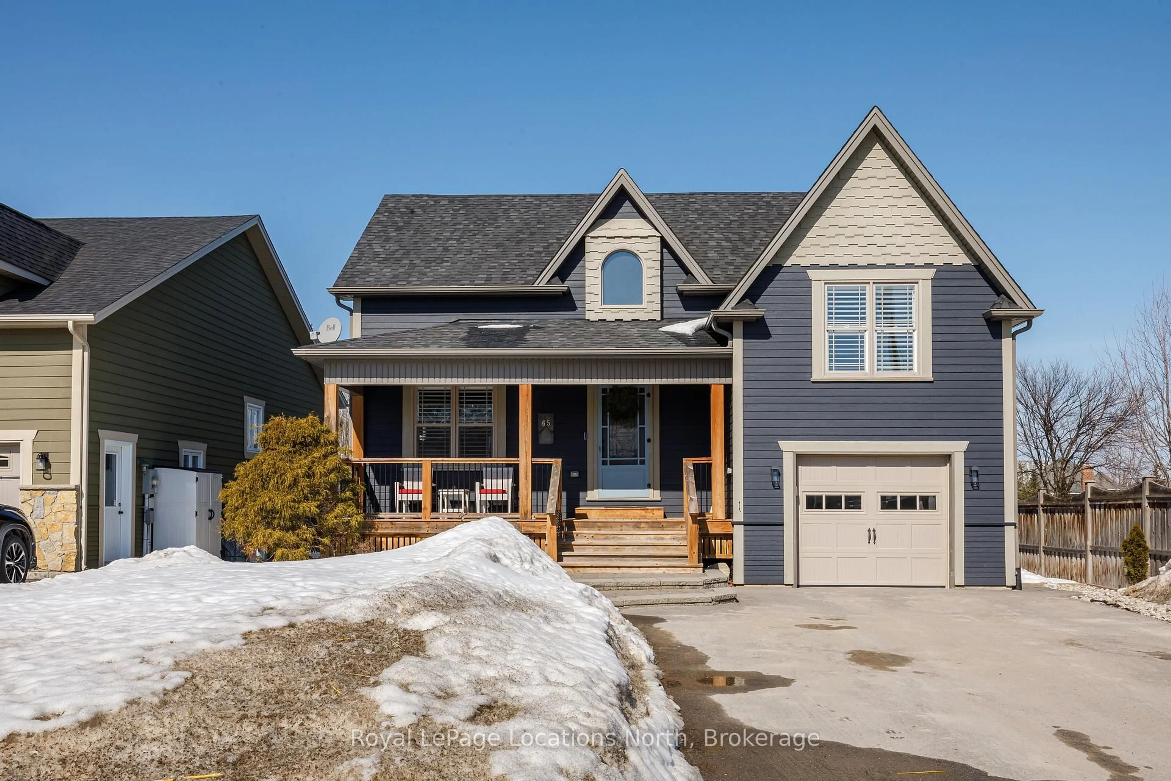 Home with brick exterior material, street for 65 Findlay Dr, Collingwood Ontario L9Y 0G6