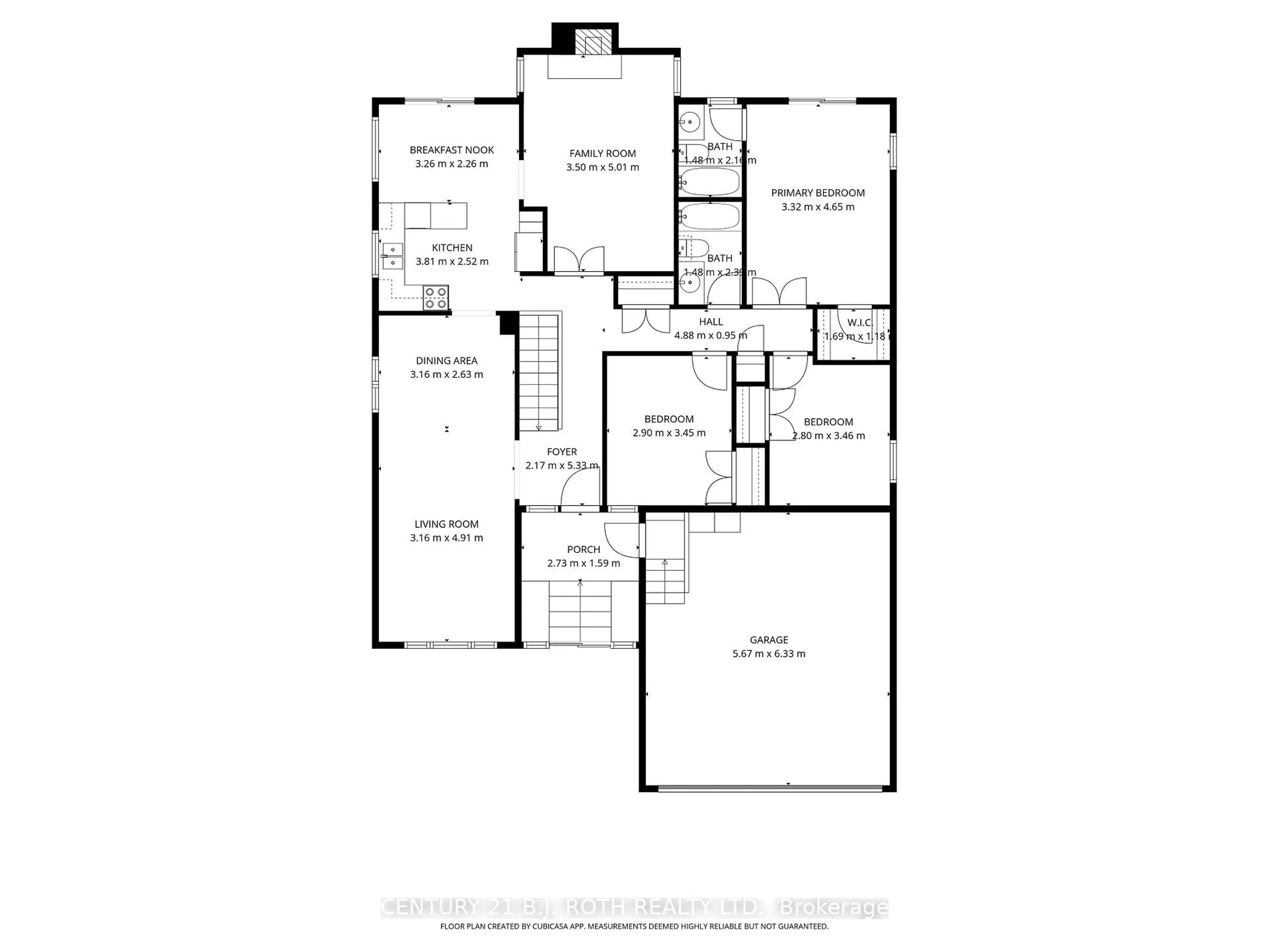 Floor plan for 25 Autumn Lane, Barrie Ontario L4N 6G8