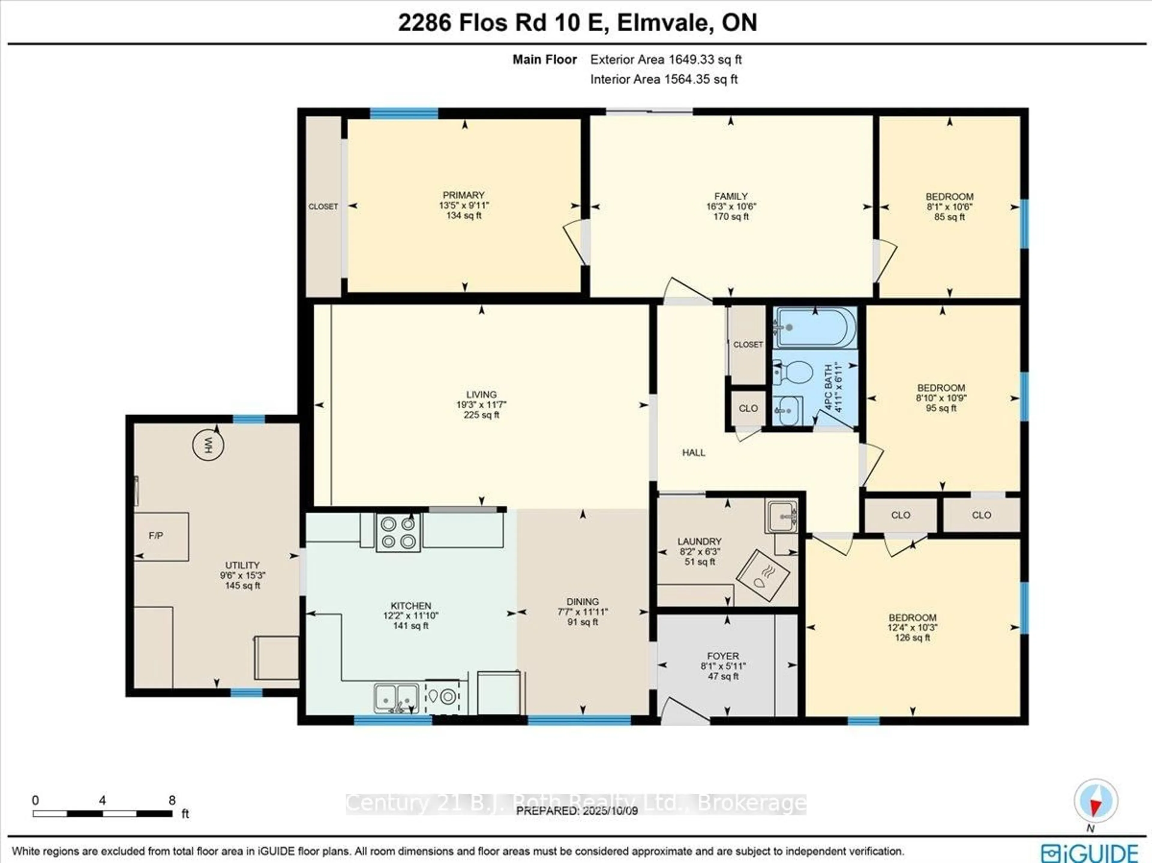 Floor plan for 2286 Flos 10 Rd, Springwater Ontario L0L 1P0