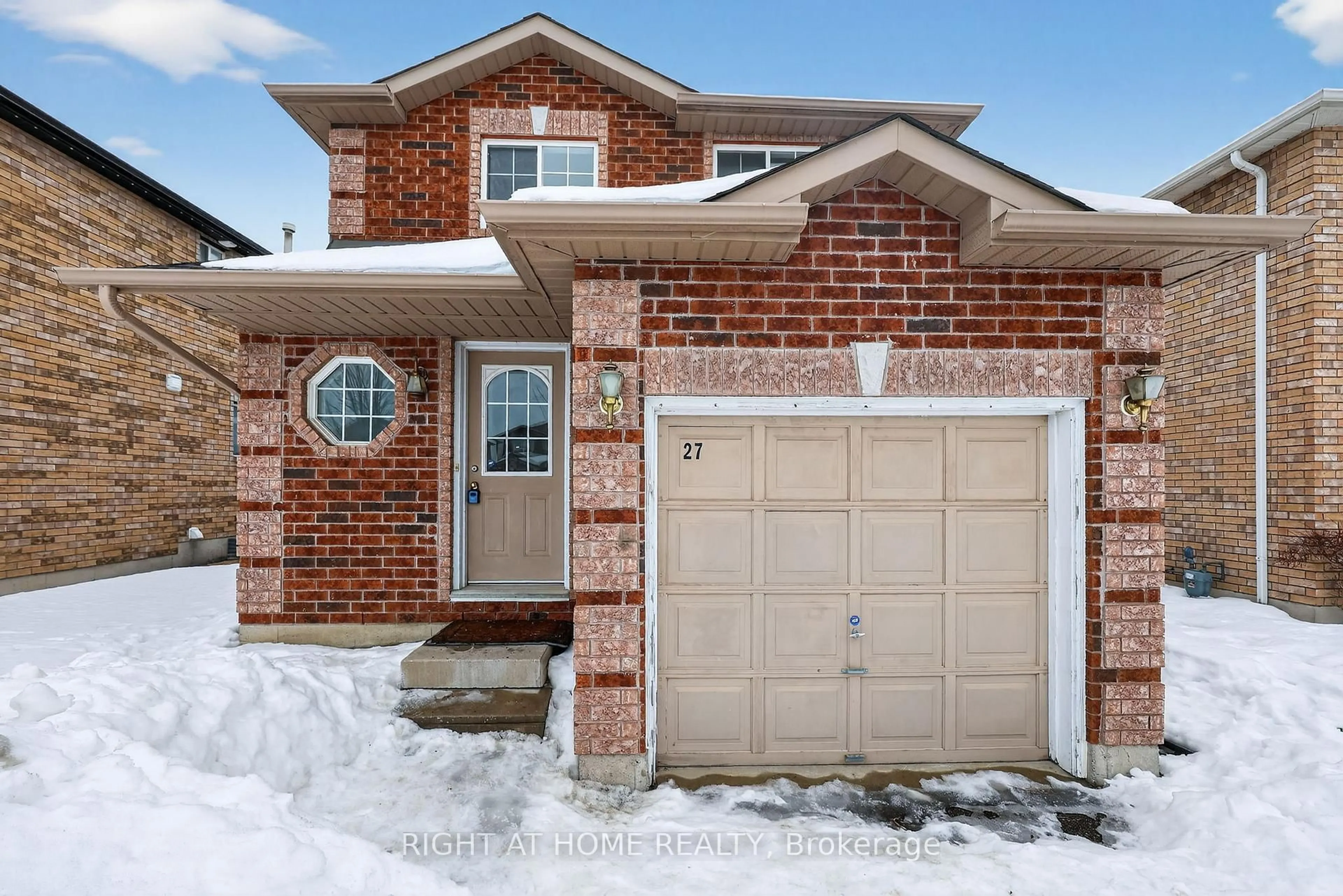 Home with brick exterior material, street for 27 Booth Lane, Barrie Ontario L4N 0S4