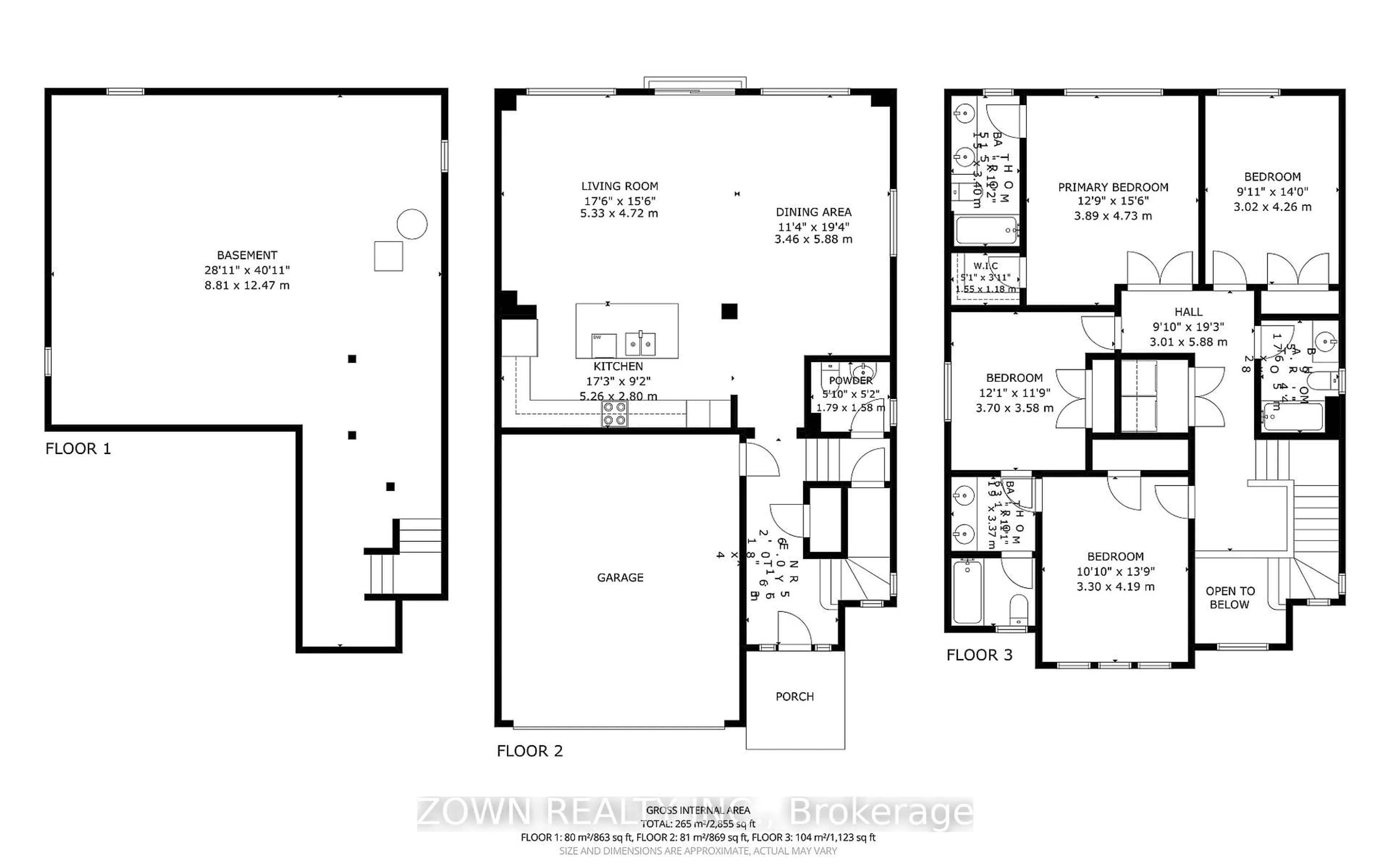 Floor plan for 13 Abby Dr, Wasaga Beach Ontario L9Z 0K1