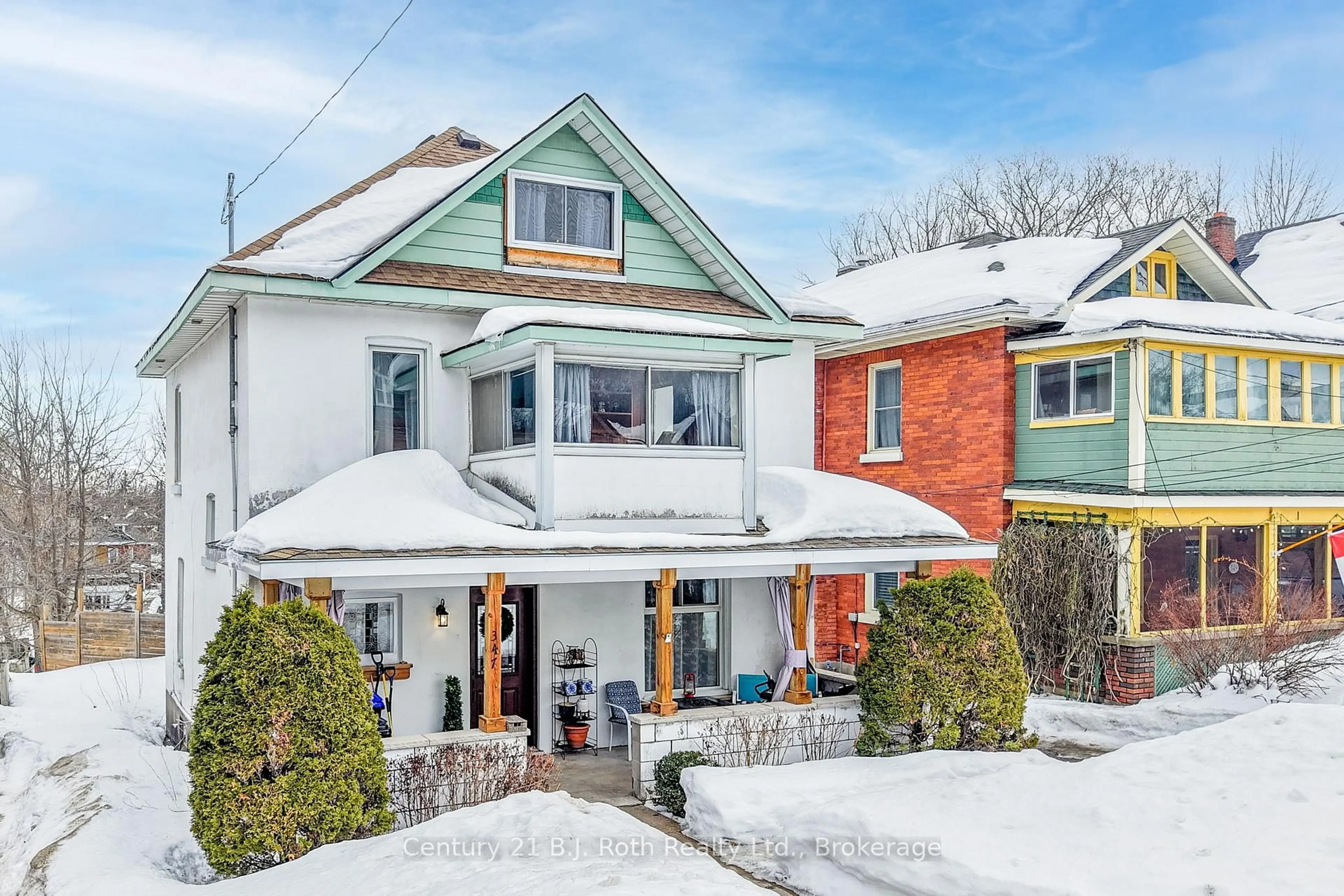 Home with brick exterior material, street for 347 Second St, Midland Ontario L4R 3R5