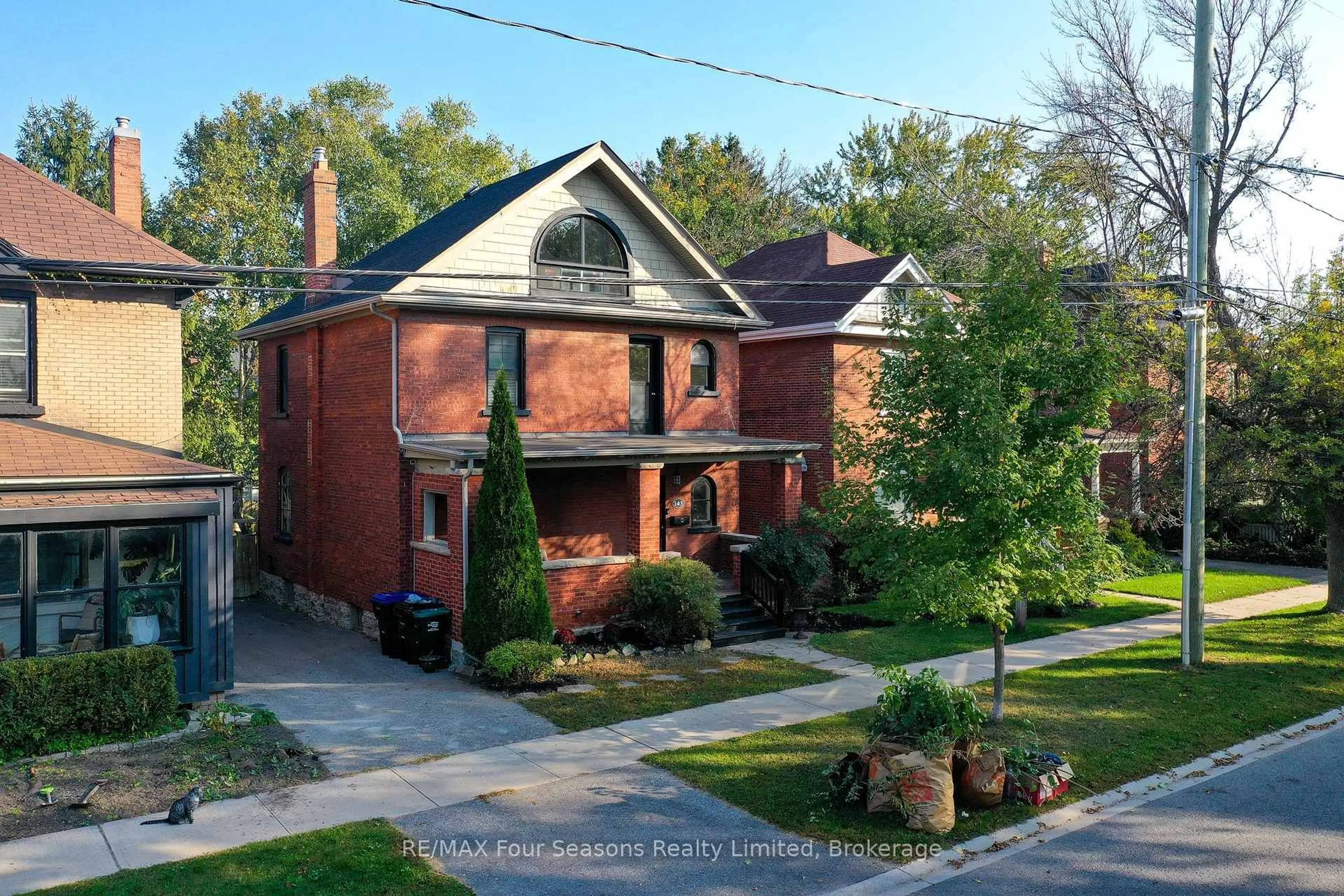Home with brick exterior material, street for 143 Fourth St, Collingwood Ontario L9Y 1R6