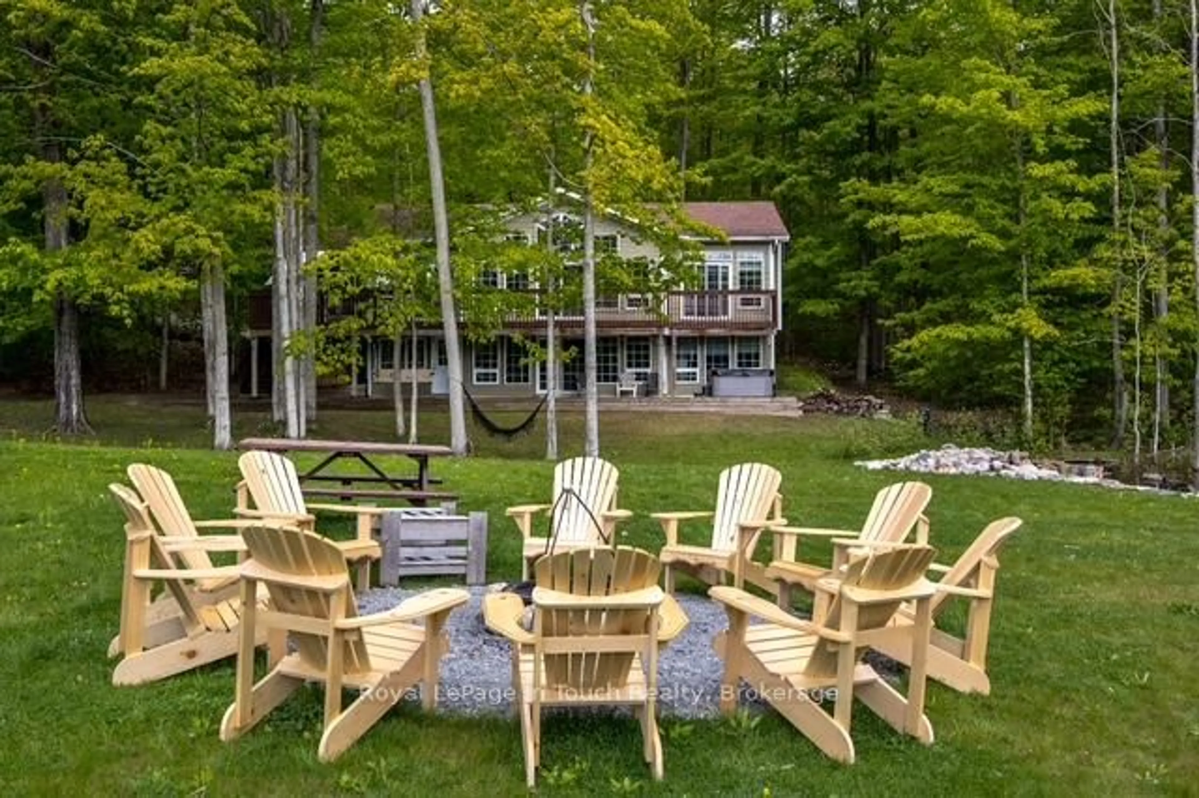 Patio, water/lake/river/ocean view for 157 Farlain Lake Rd, Tiny Ontario L9M 0B9