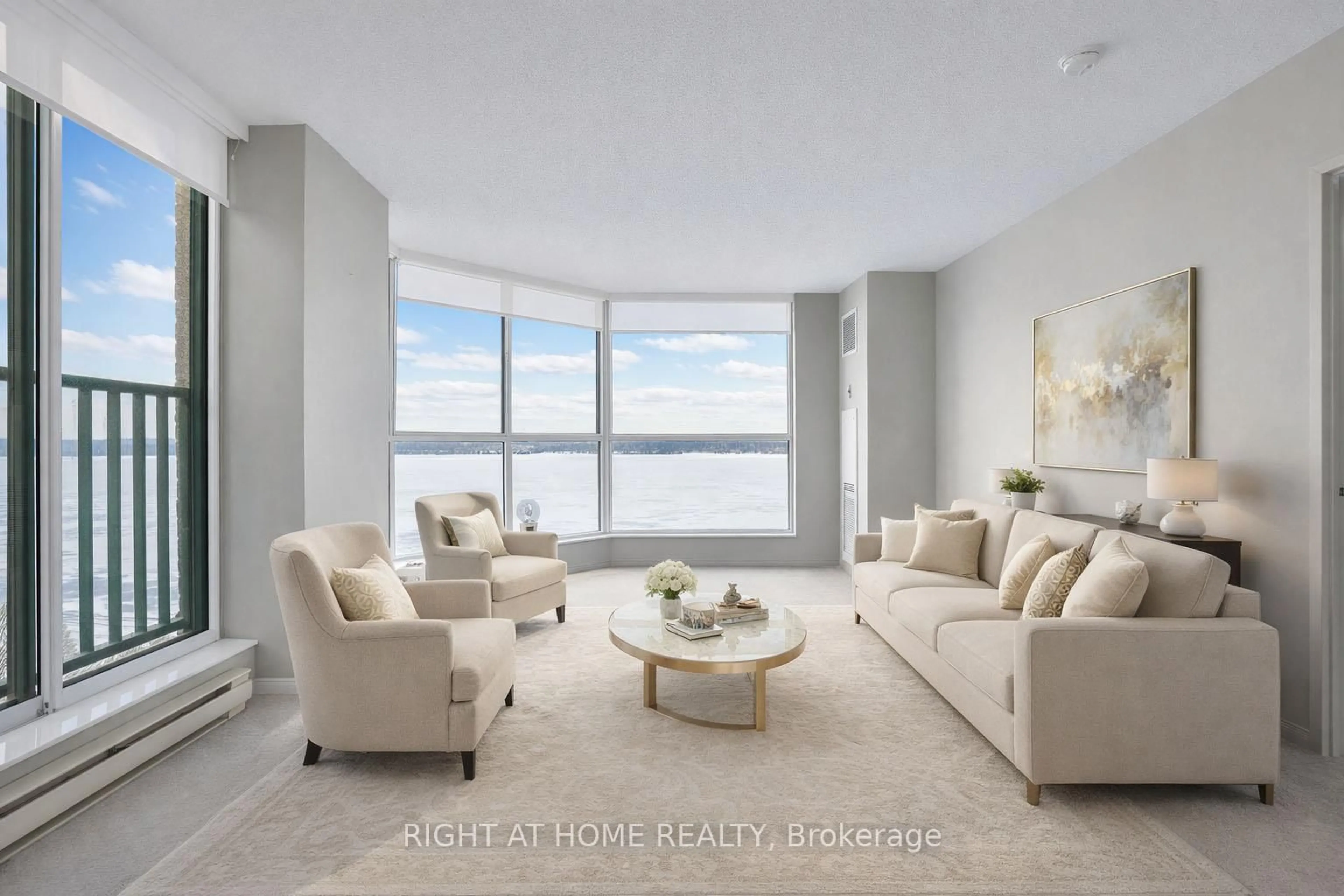 Living room with furniture, unknown for 140 Dunlop St #807, Barrie Ontario L4M 6H9