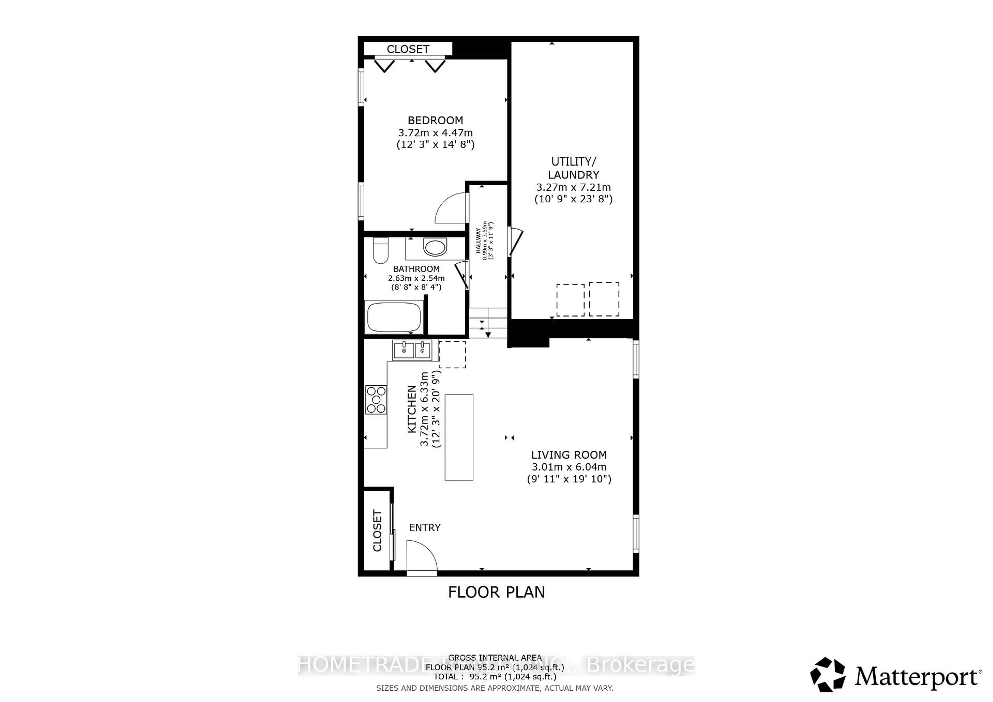 Floor plan for 206 Little Ave, Barrie Ontario L4N 6L1
