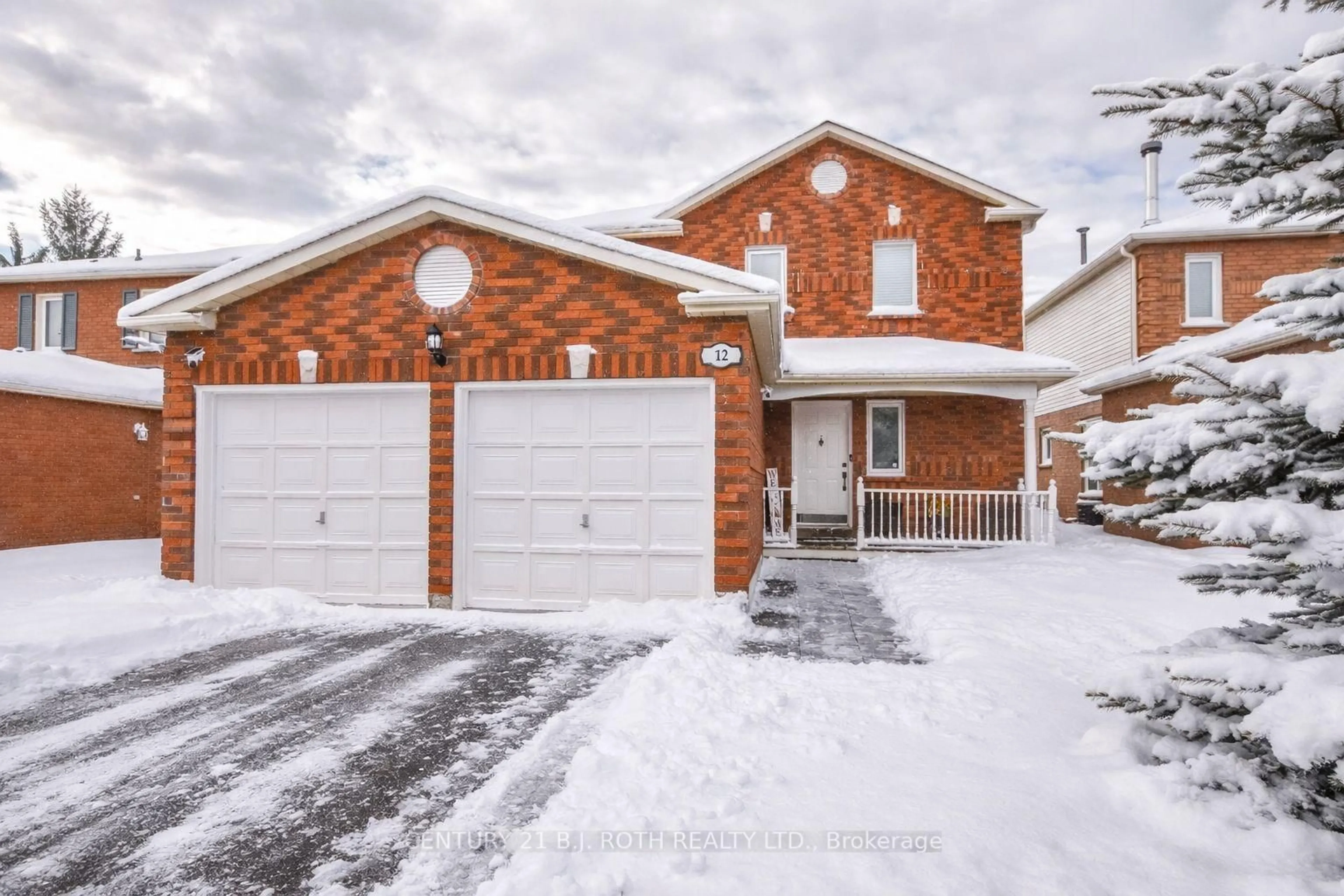 Home with brick exterior material, street for 12 BURKE Dr, Barrie Ontario L4N 7J3