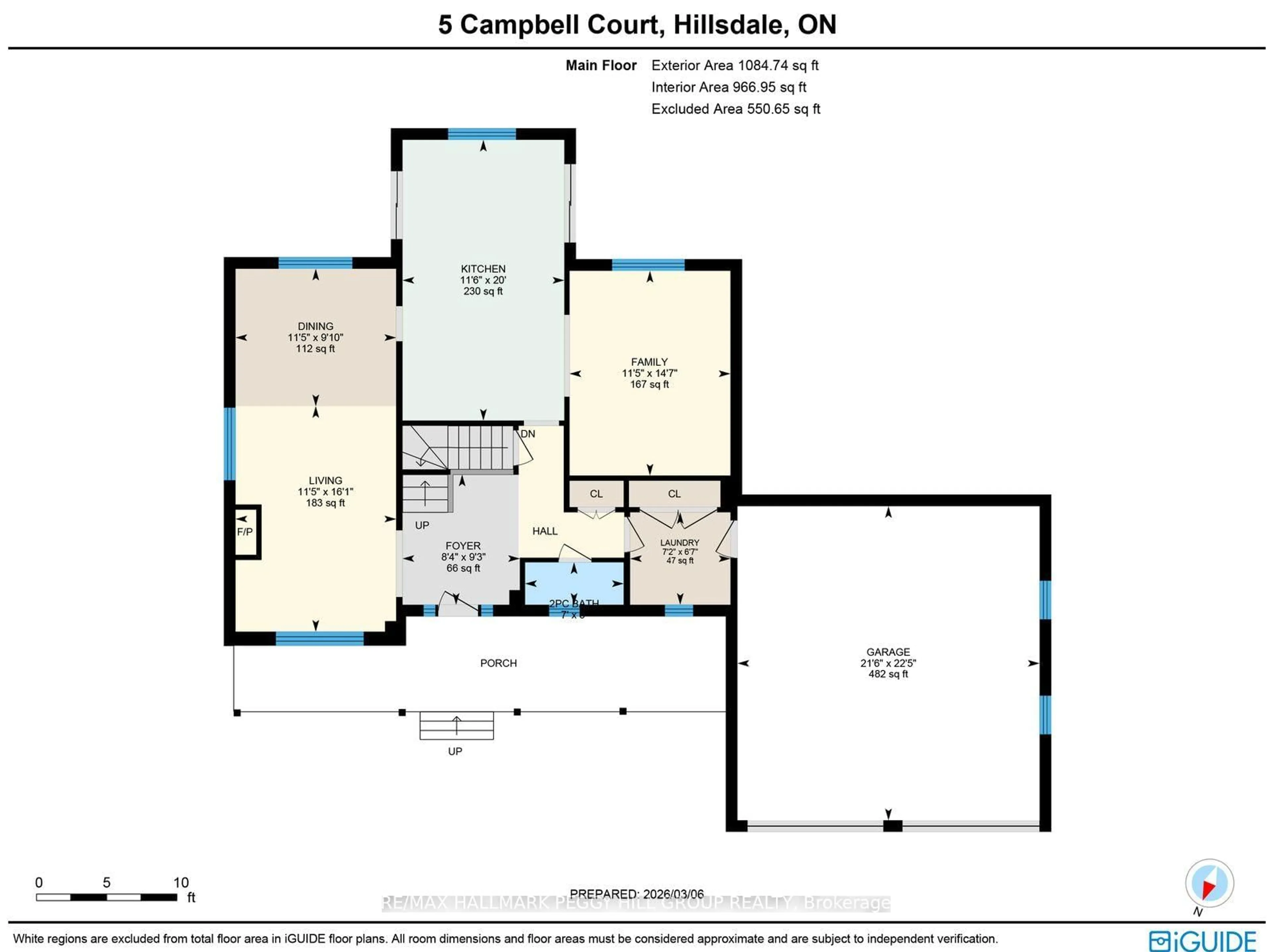 Floor plan for 5 Campbell Crt, Springwater Ontario L0L 1V0