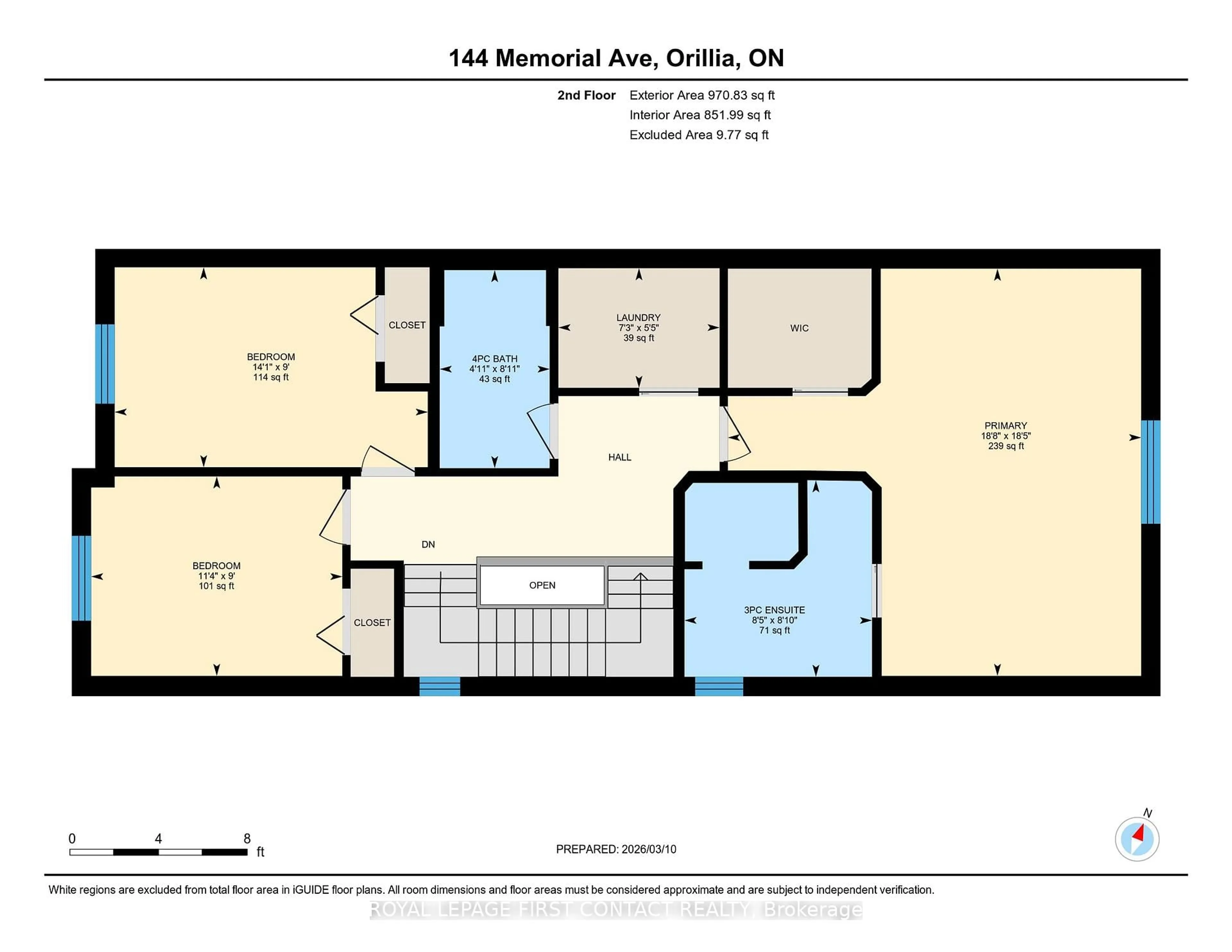 Floor plan for 144 Memorial Ave, Orillia Ontario L3C 5X2