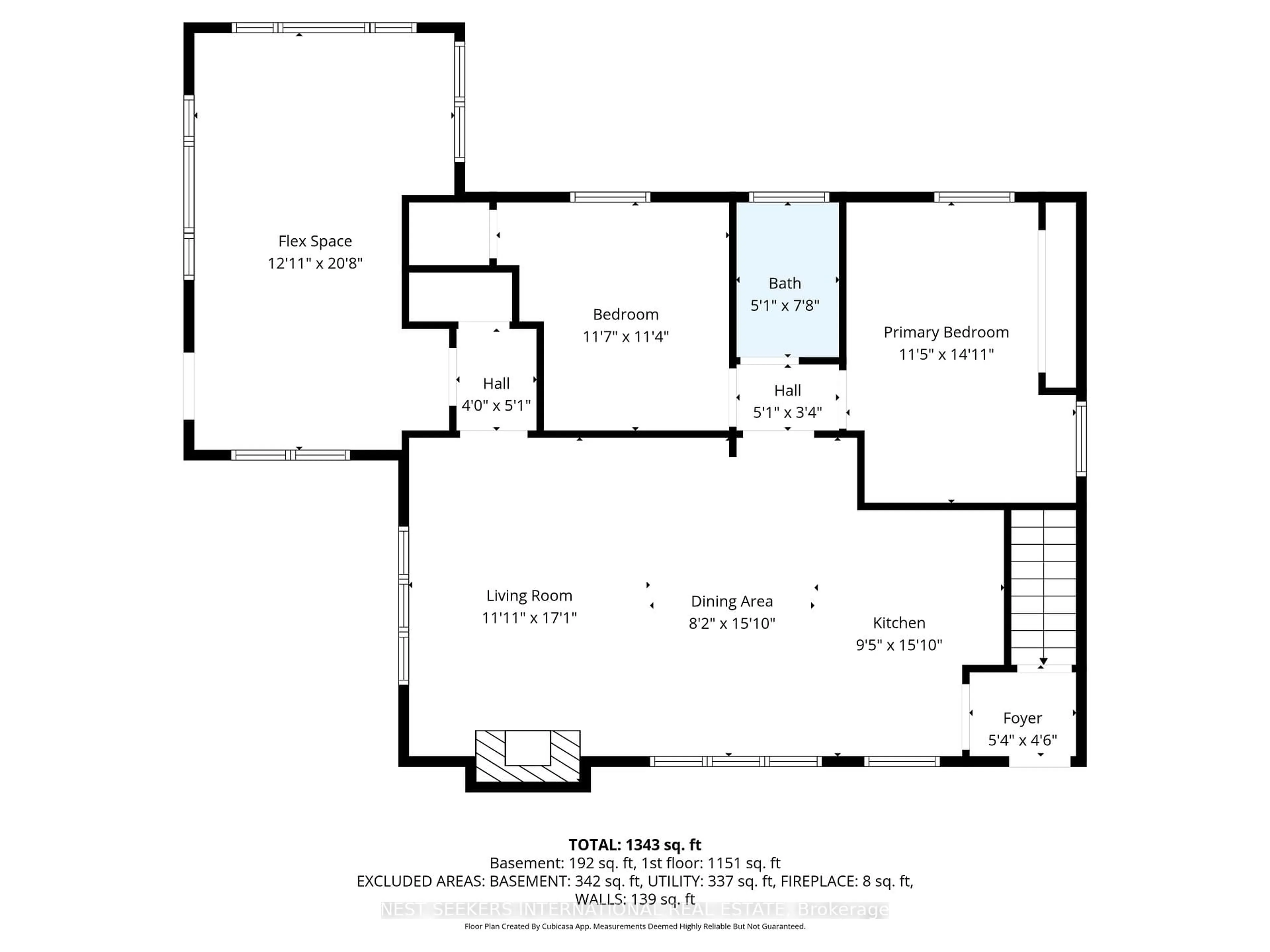 Floor plan for 155 Matchedash St, Orillia Ontario L3V 4V2