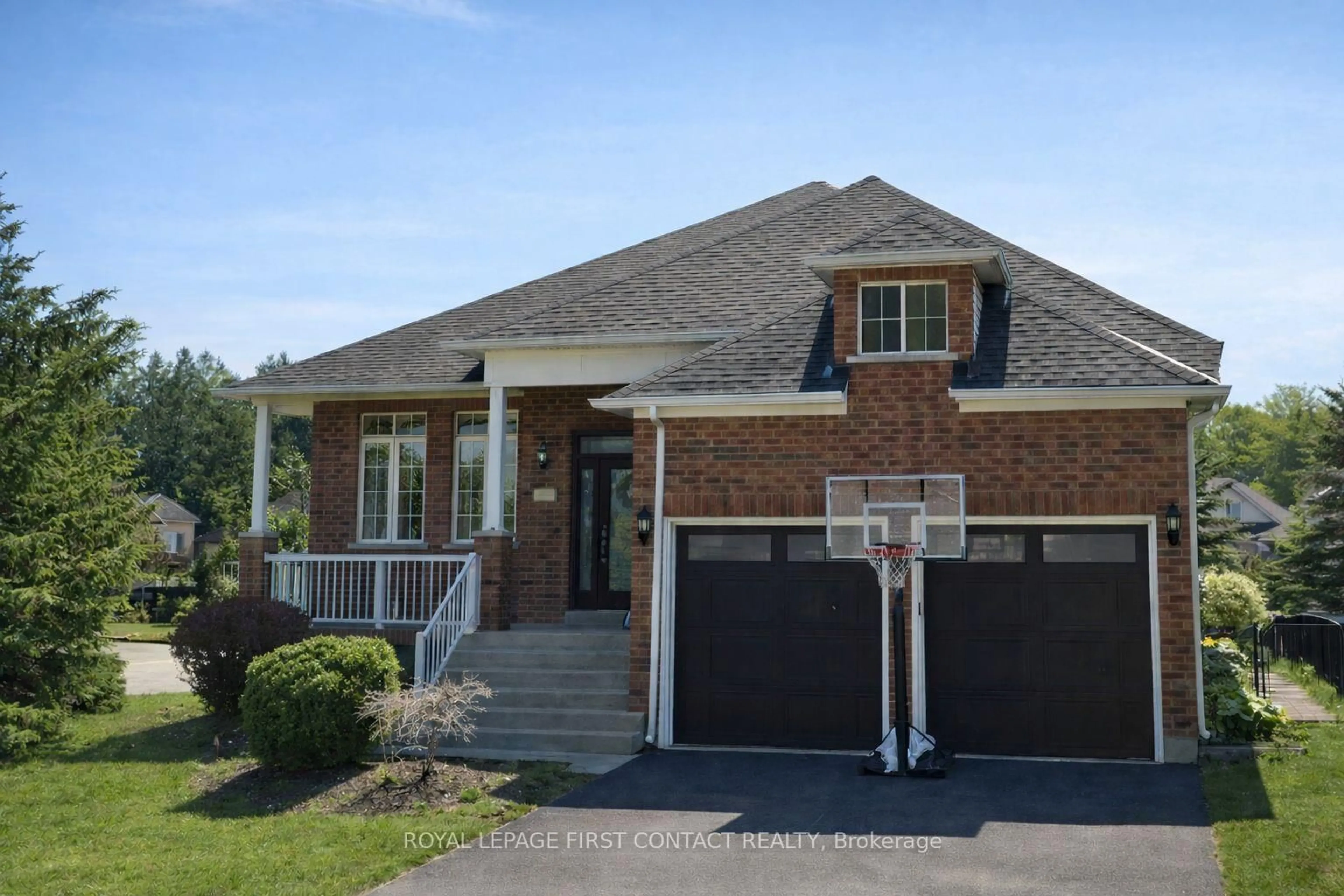 Home with brick exterior material, street for 1 MASTERS Lane, Wasaga Beach Ontario L9Z 1S9