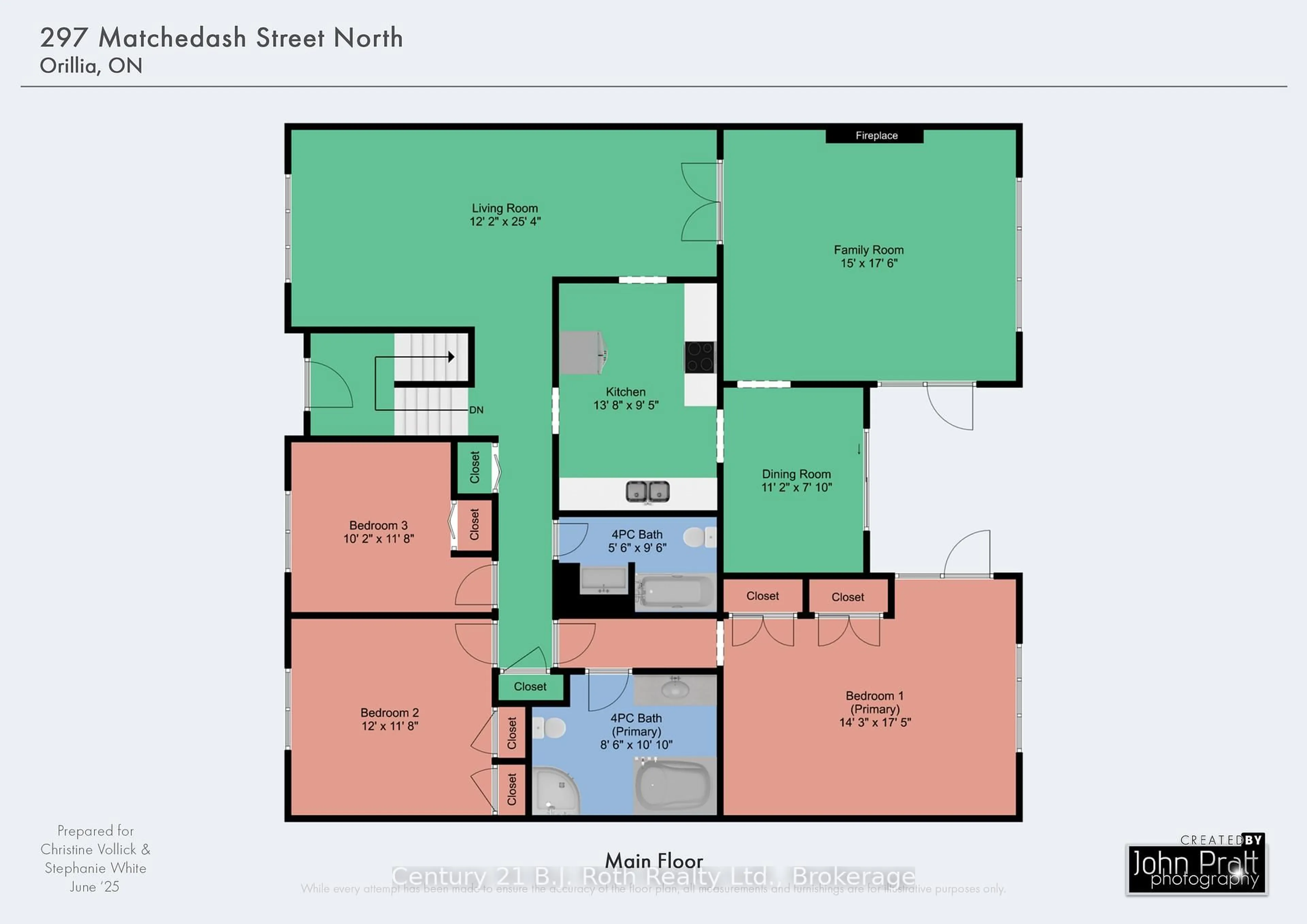 Floor plan for 297 Matchedash St, Orillia Ontario L3V 4W1