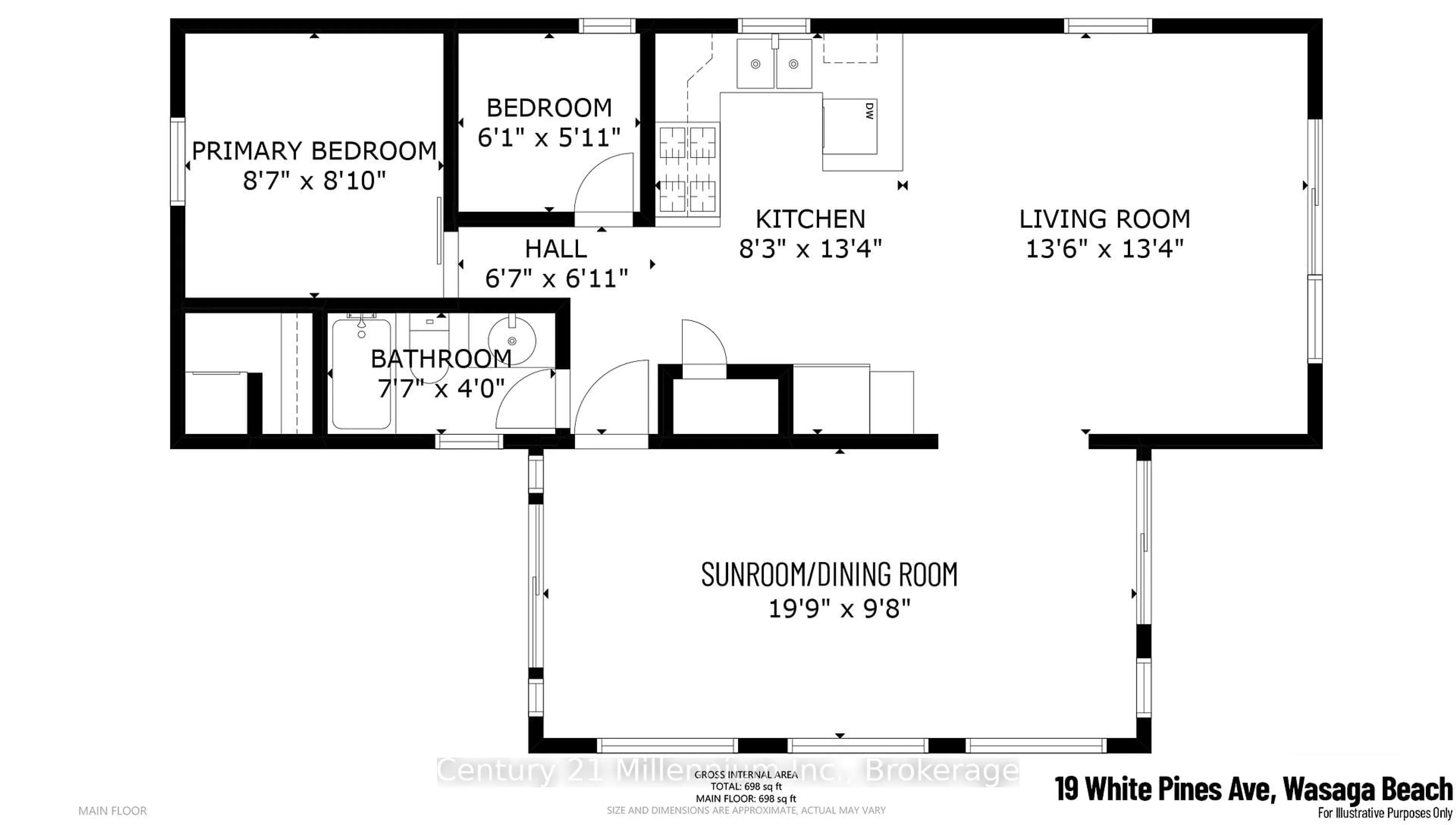 Floor plan for 19 White Pines Tr, Wasaga Beach Ontario L9Z 1X7