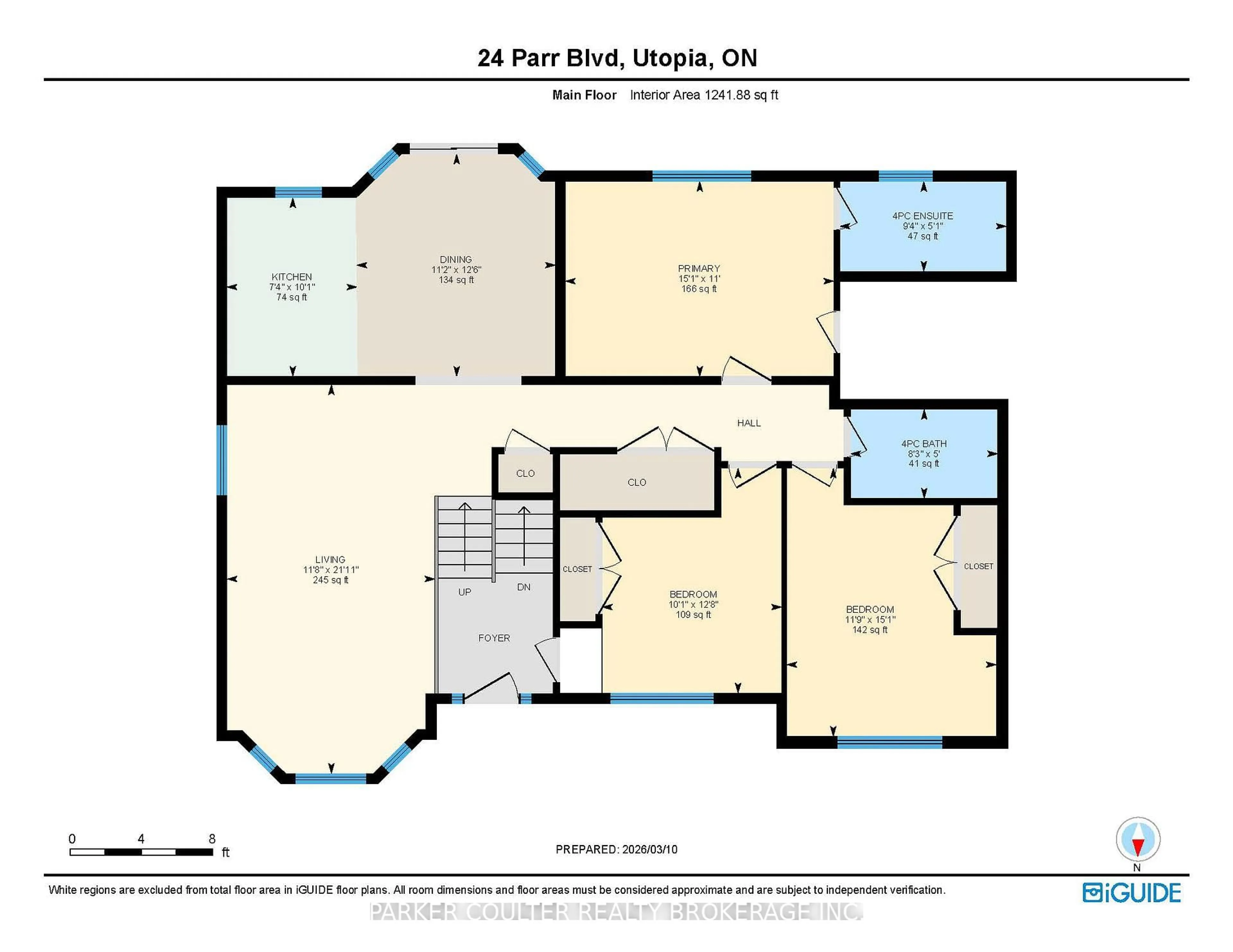 Floor plan for 24 Parr Blvd, Springwater Ontario L0M 1T0