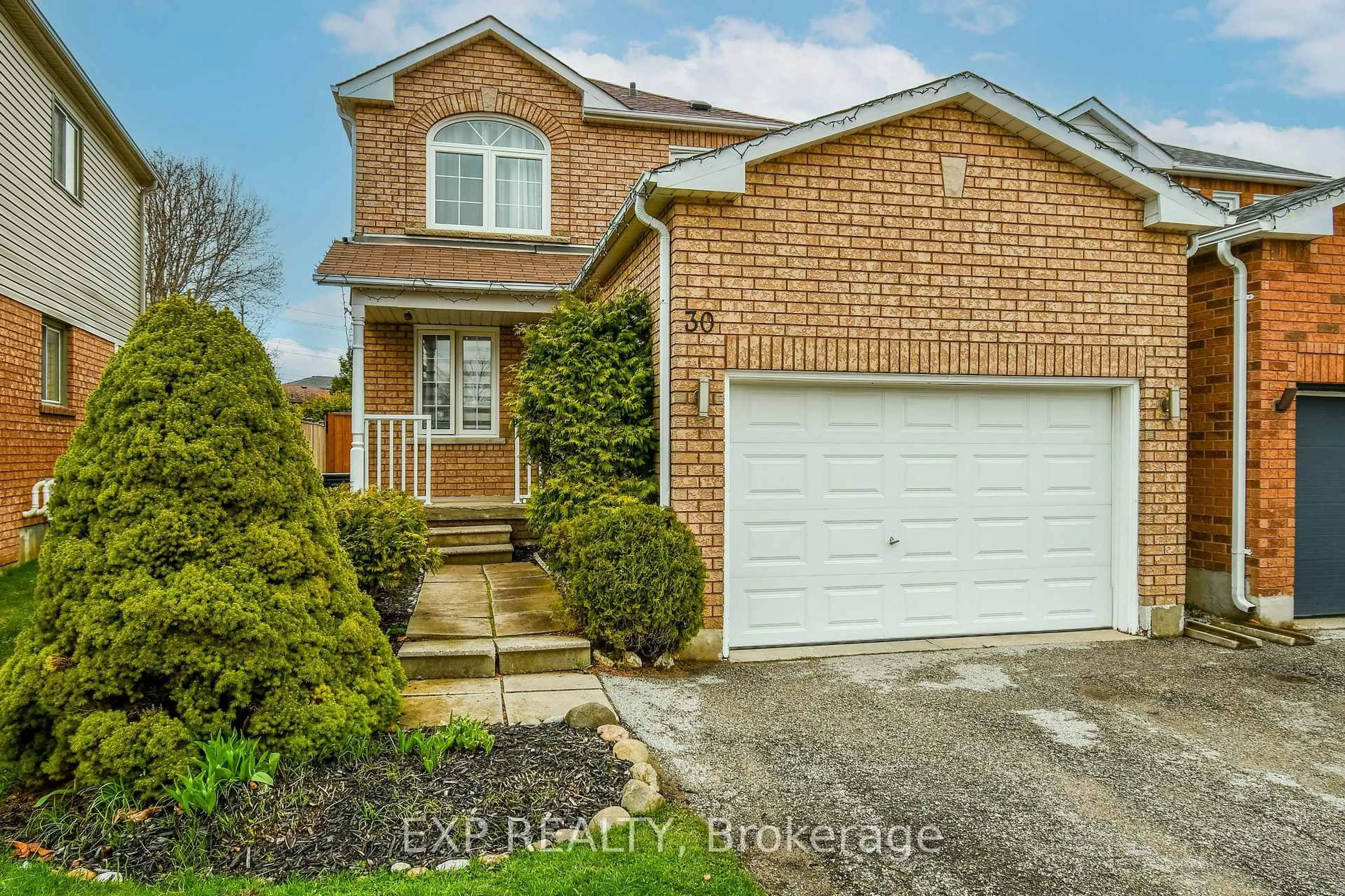 Home with brick exterior material, street for 30 Aikens Cres, Barrie Ontario L4N 8M6