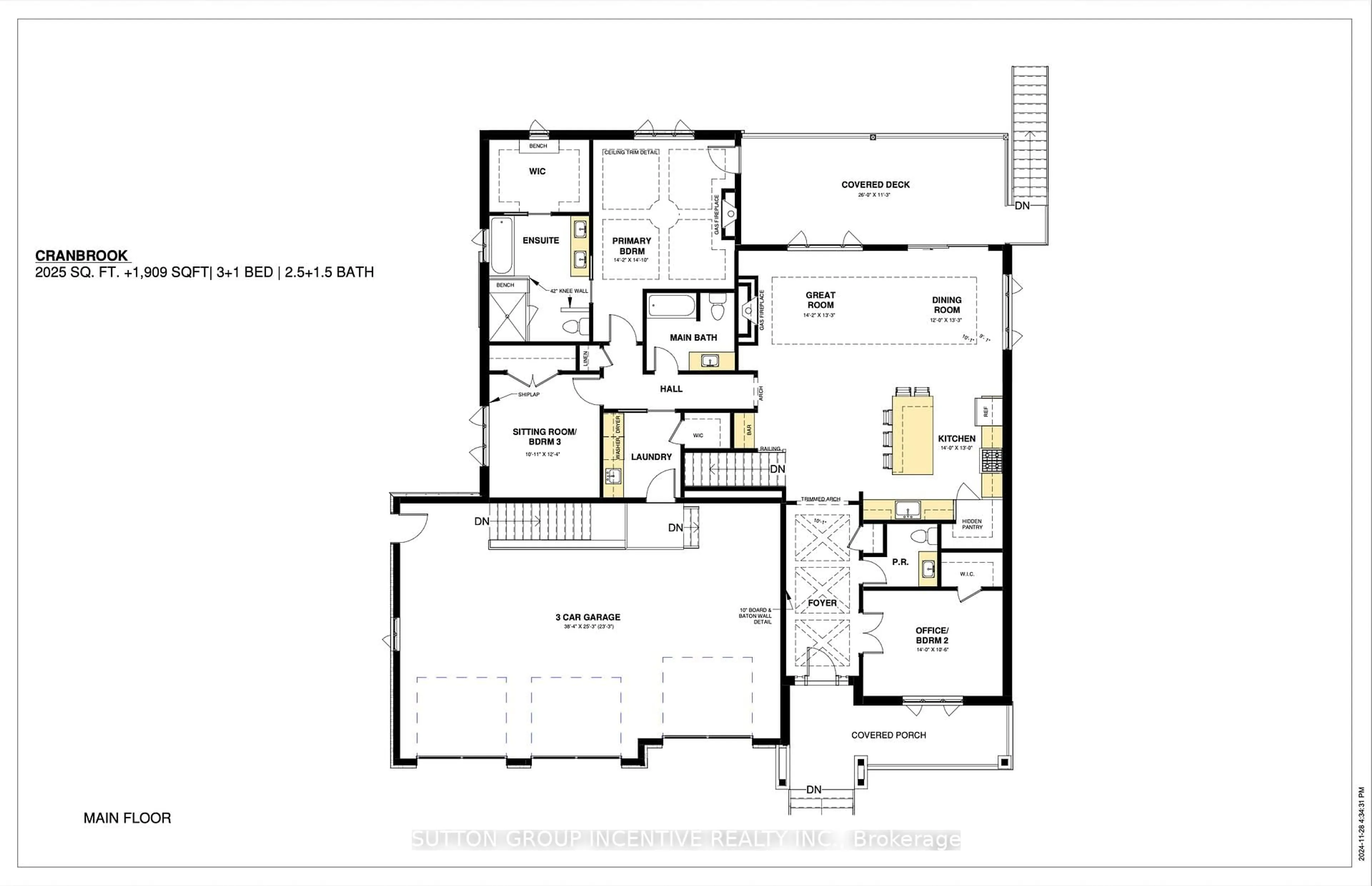 Floor plan for Part 4, Plan 51 Part of Lot 19 Concession 2 Rd, Springwater Ontario L0L 1X0