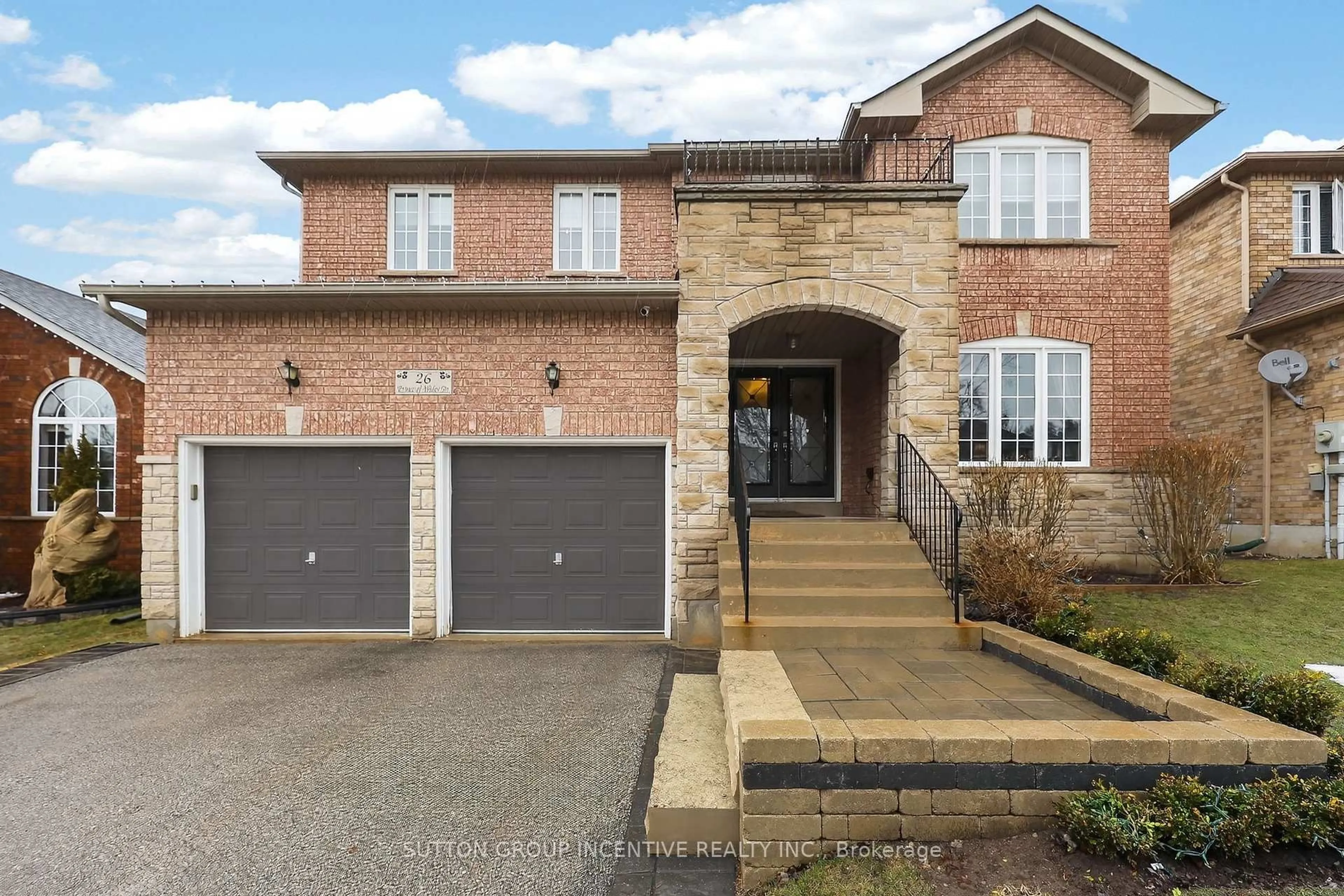 Home with brick exterior material, street for 26 Prince Of Wales Dr, Barrie Ontario L4N 0T5