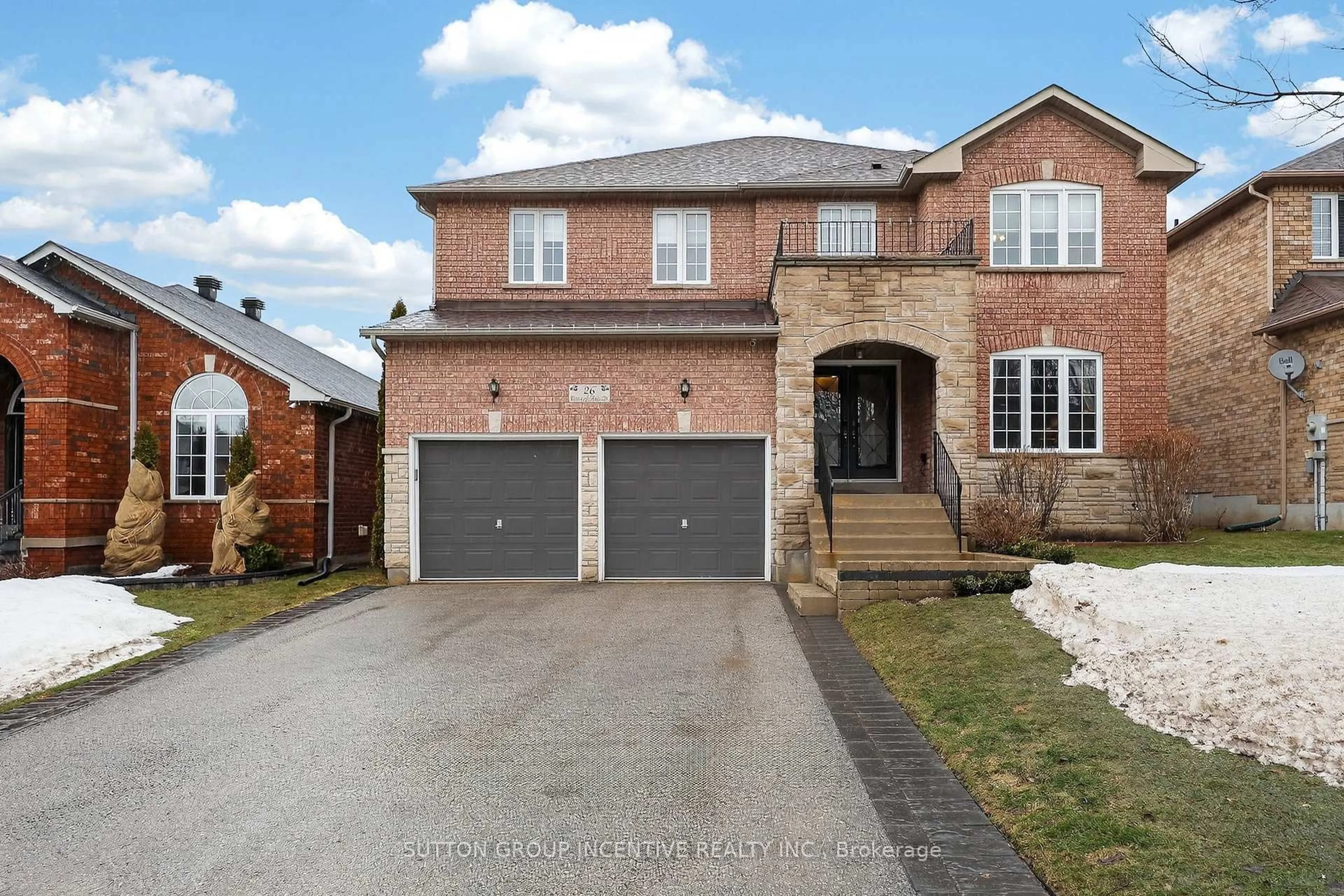 Home with brick exterior material, street for 26 Prince Of Wales Dr, Barrie Ontario L4N 0T5