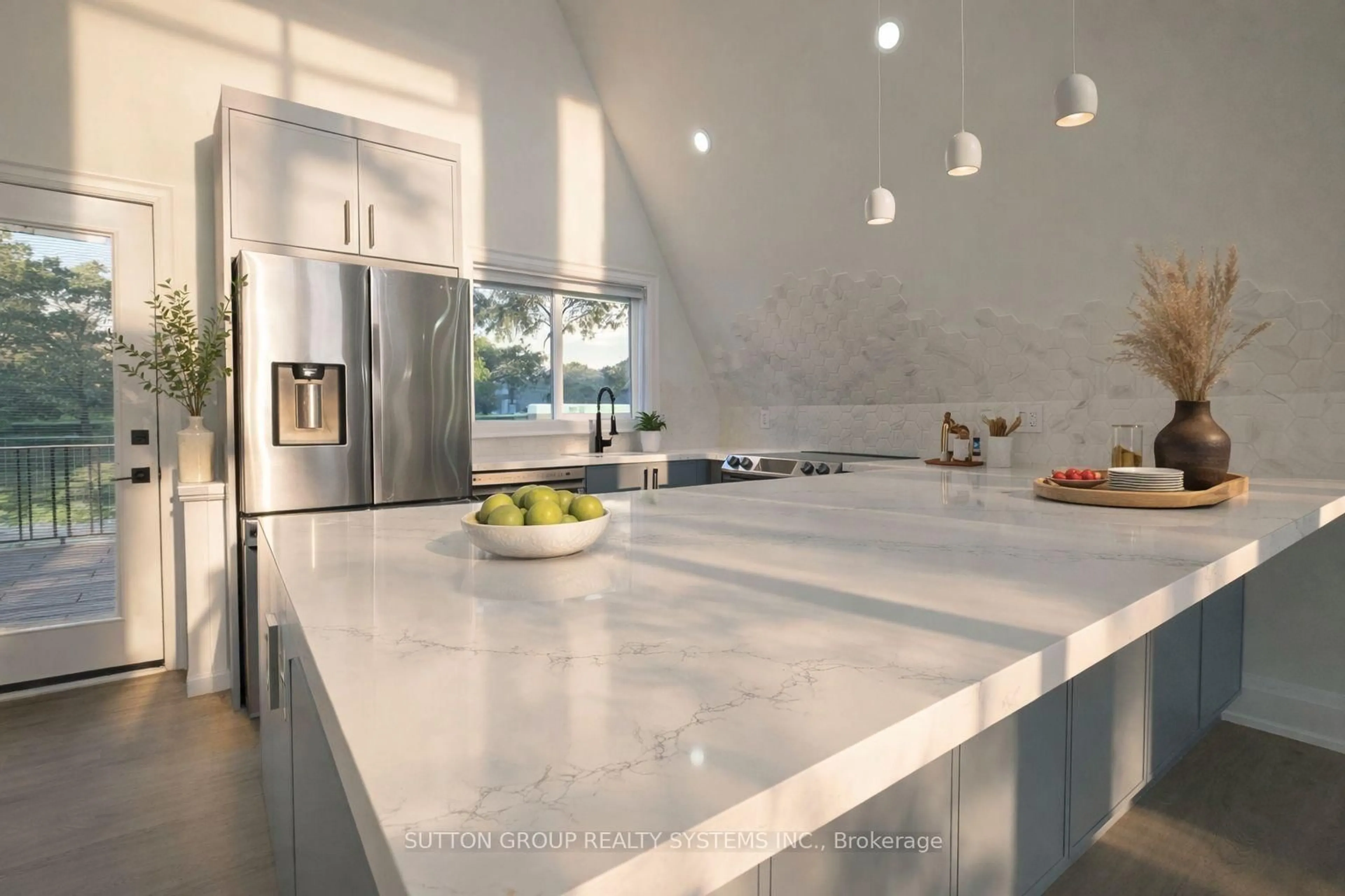 Contemporary kitchen, ceramic/tile floor for 7701 Doner Dr, Severn Ontario L0K 2B0