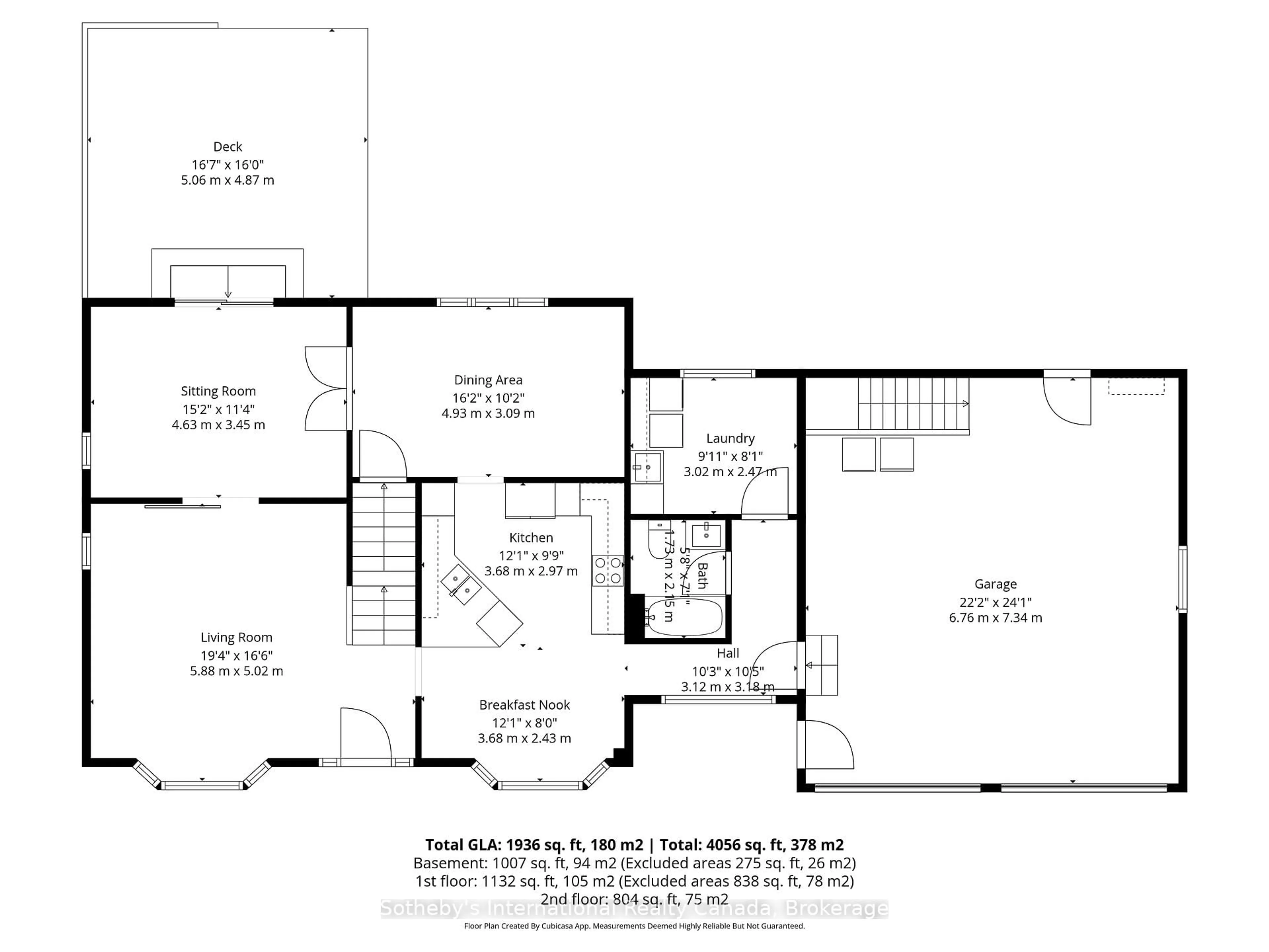Floor plan for 154 Mary St, Clearview Ontario L0M 1G0