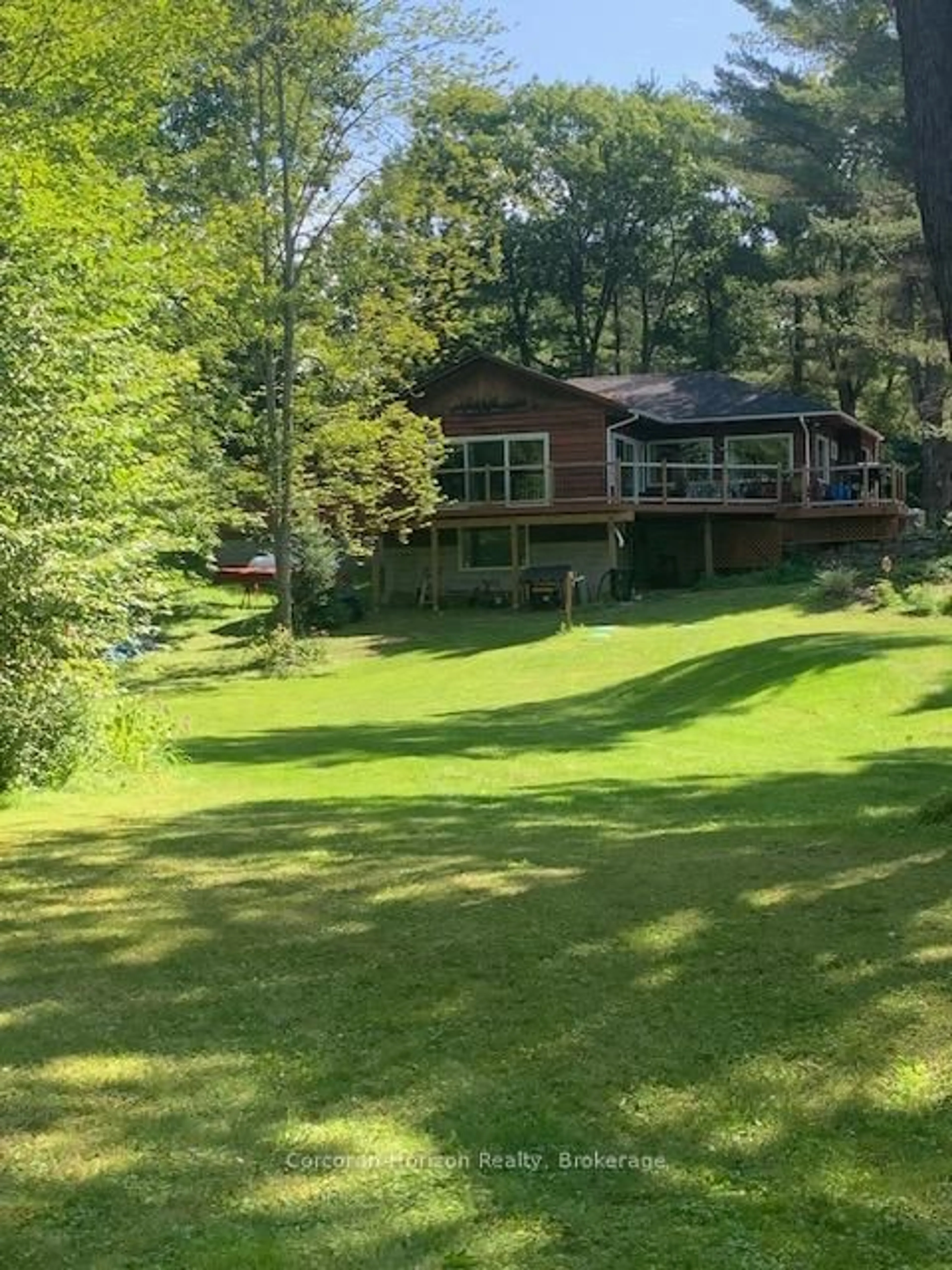 A pic from outside/outdoor area/front of a property/back of a property/a pic from drone, water/lake/river/ocean view for 3000 Whelan Way, Ramara Ontario L0K 2B0