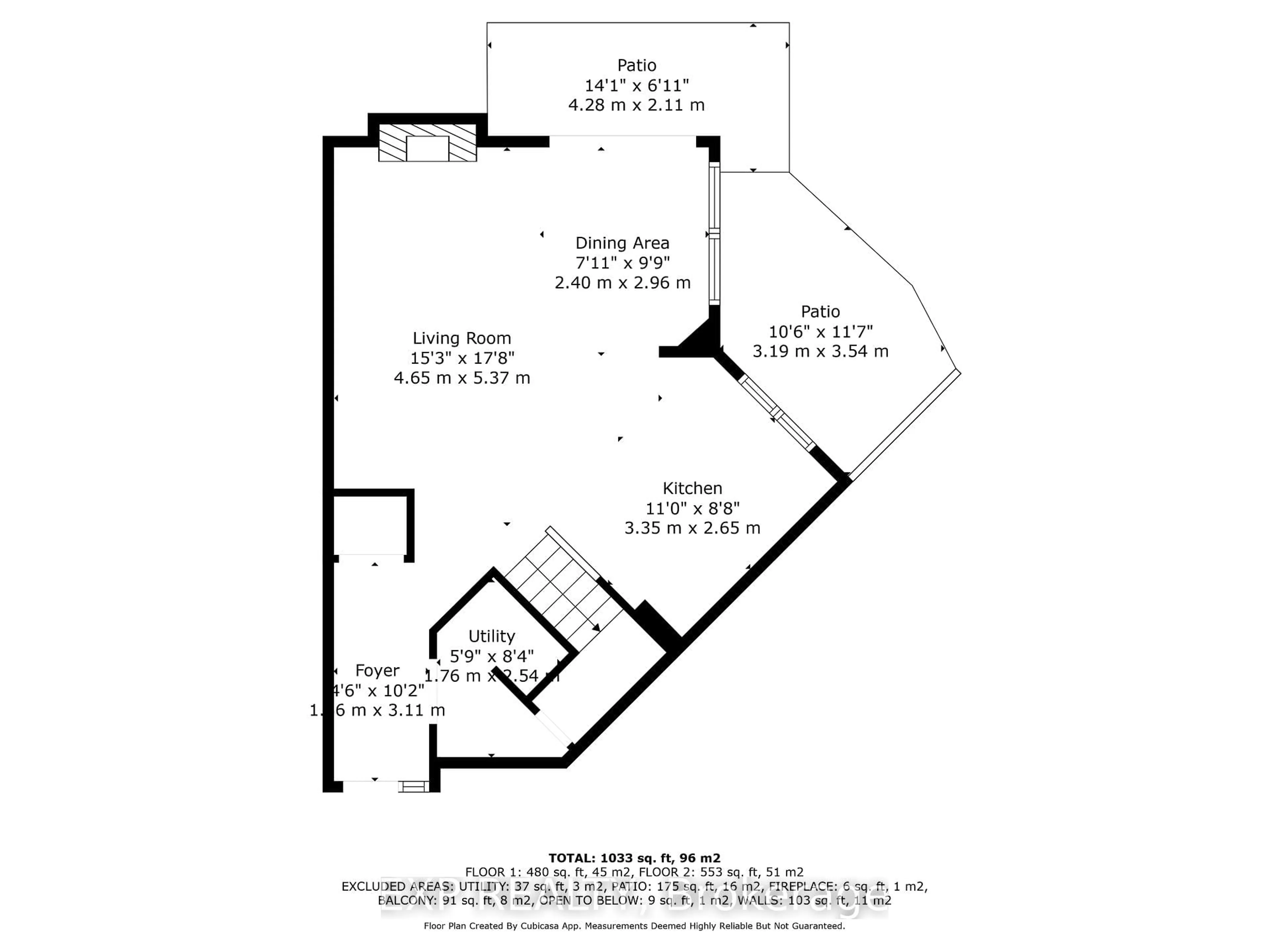 Floor plan for 133 Fairway Cres #38, Collingwood Ontario L9Y 5B4
