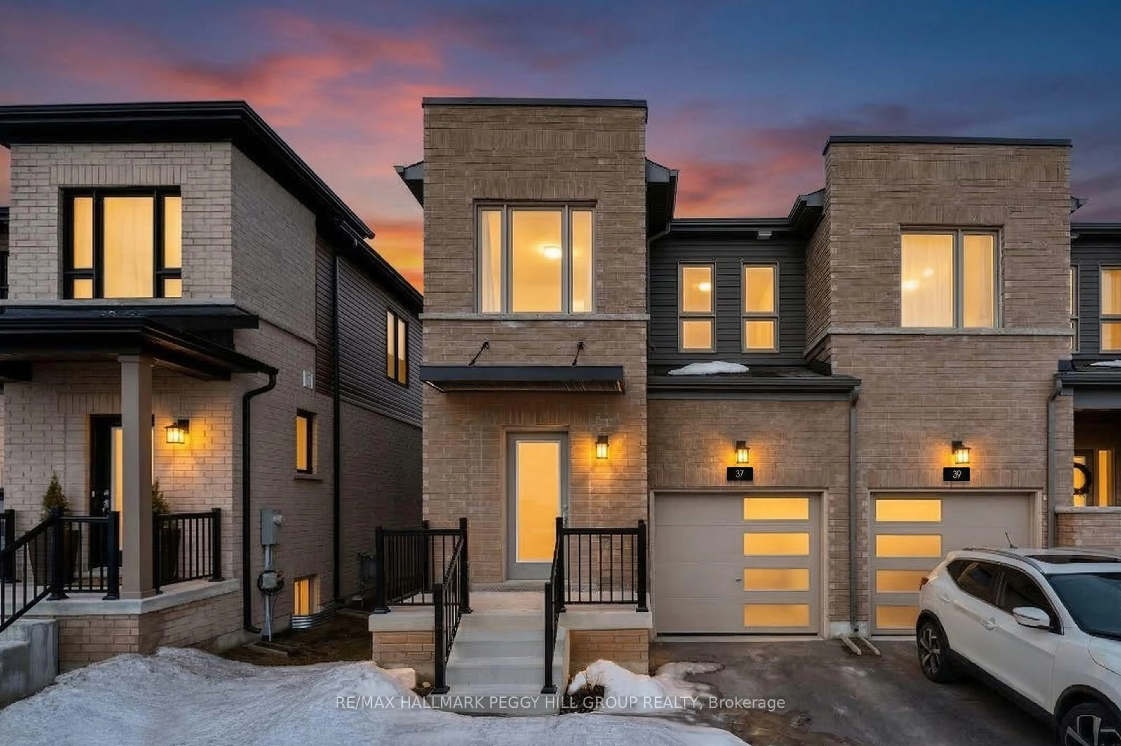 Home with brick exterior material, street for 37 Turnberry Lane, Barrie Ontario L9J 0M8