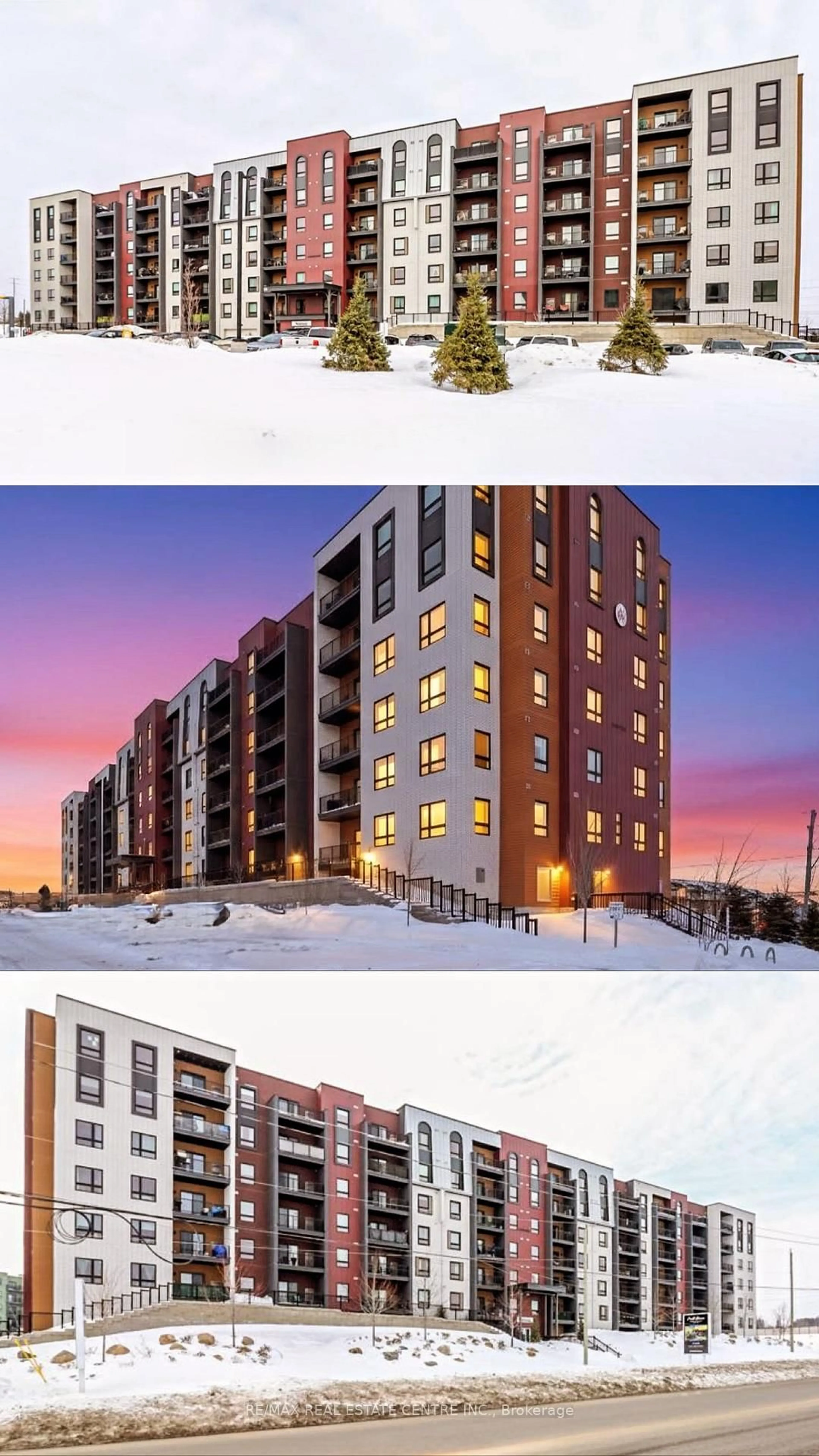 A pic from outside/outdoor area/front of a property/back of a property/a pic from drone, building for 4 Spice Way #508, Barrie Ontario L9J 0M2