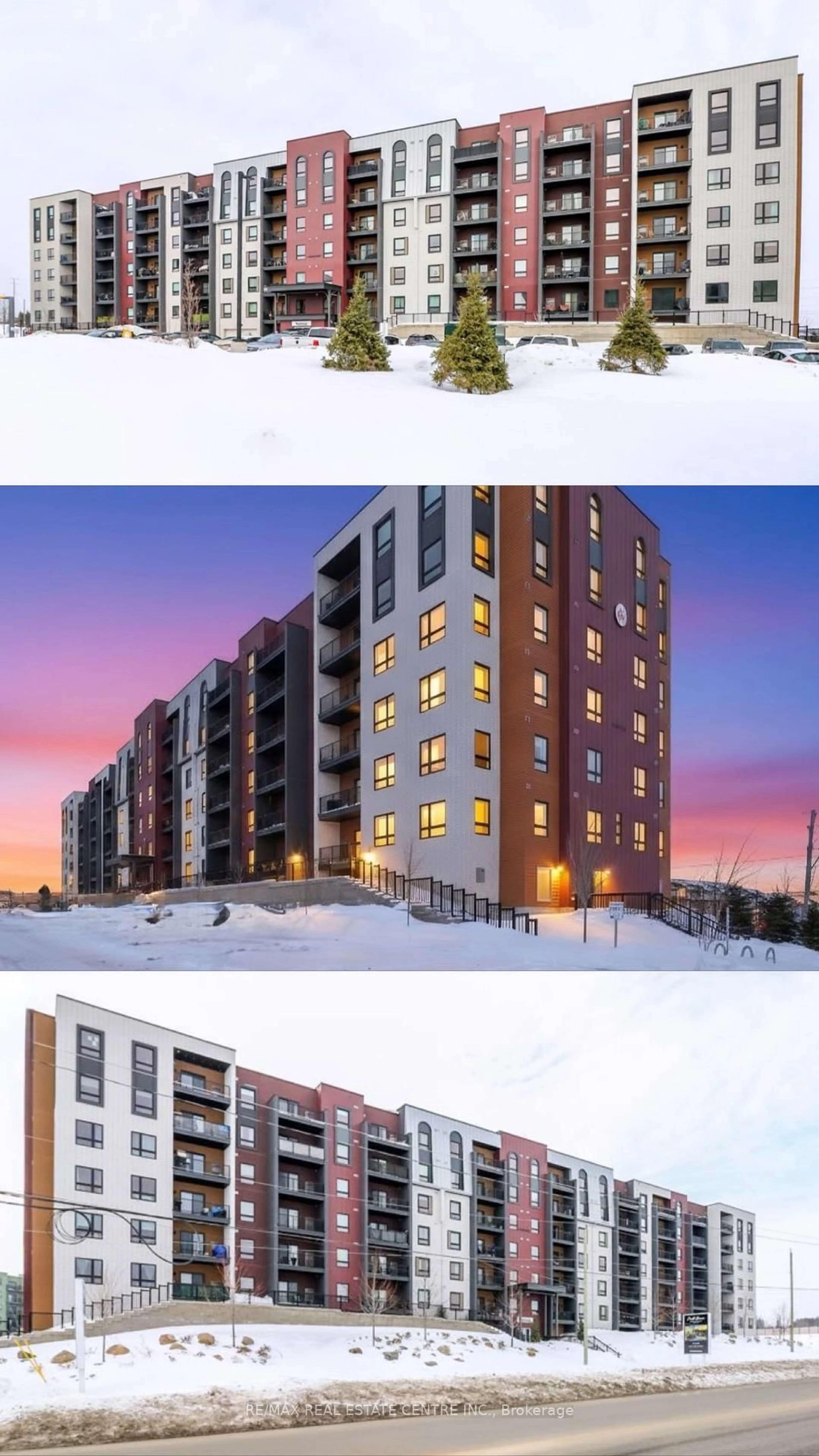 A pic from outside/outdoor area/front of a property/back of a property/a pic from drone, building for 4 Spice Way #508, Barrie Ontario L9J 0M2