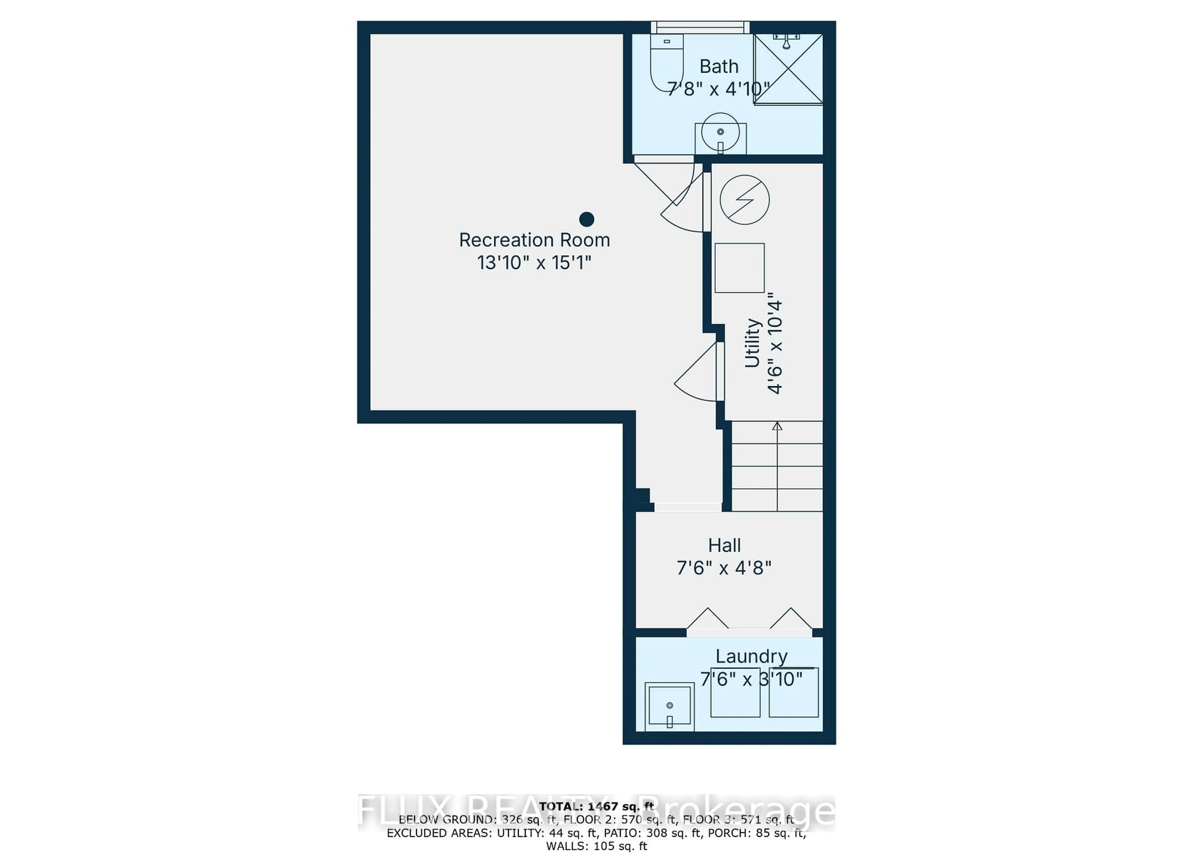 Floor plan for 52 Adelaide St #32, Barrie Ontario L4N 3T5