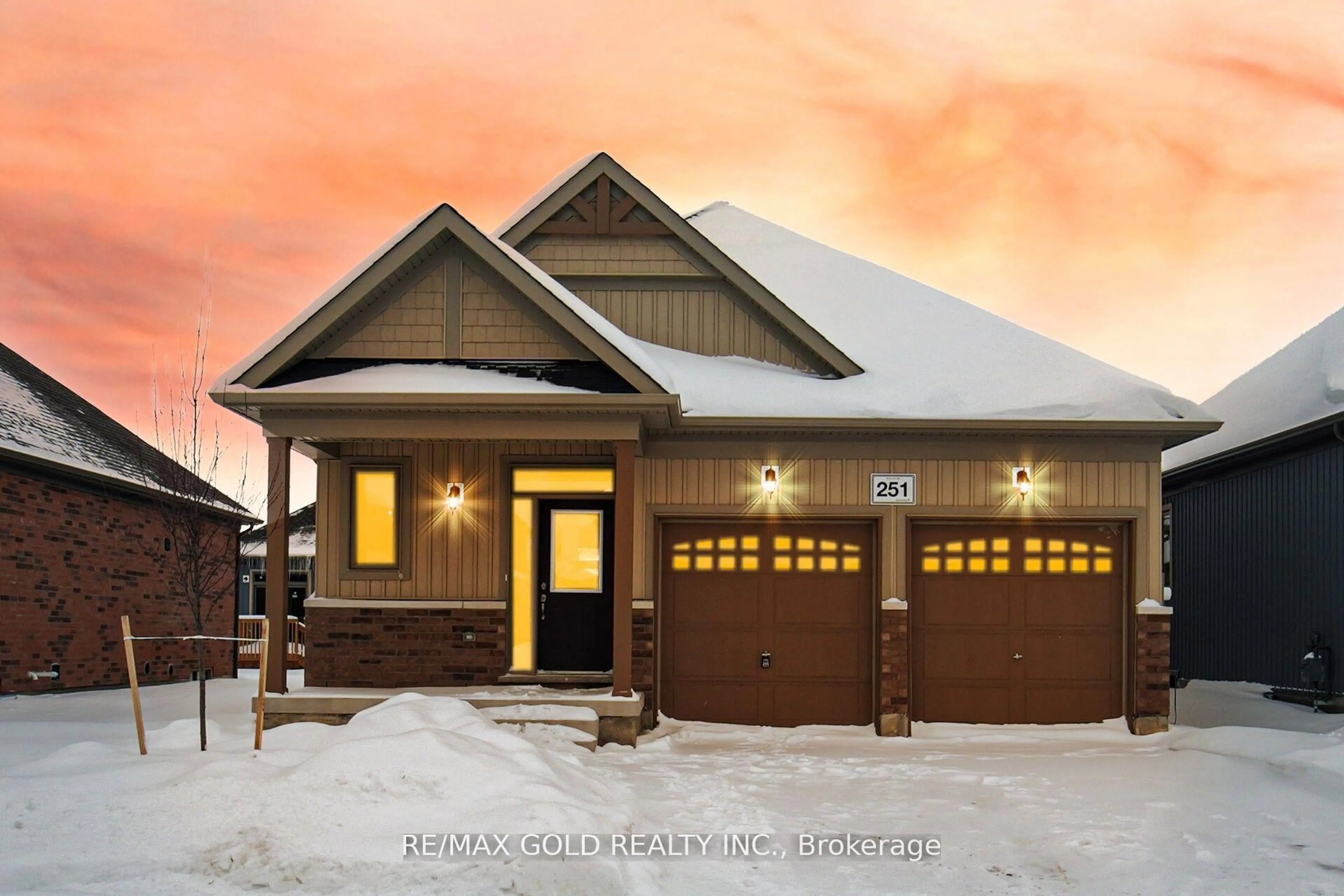 Home with brick exterior material, street for 251 Wilcox Dr, Clearview Ontario L0M 1S0