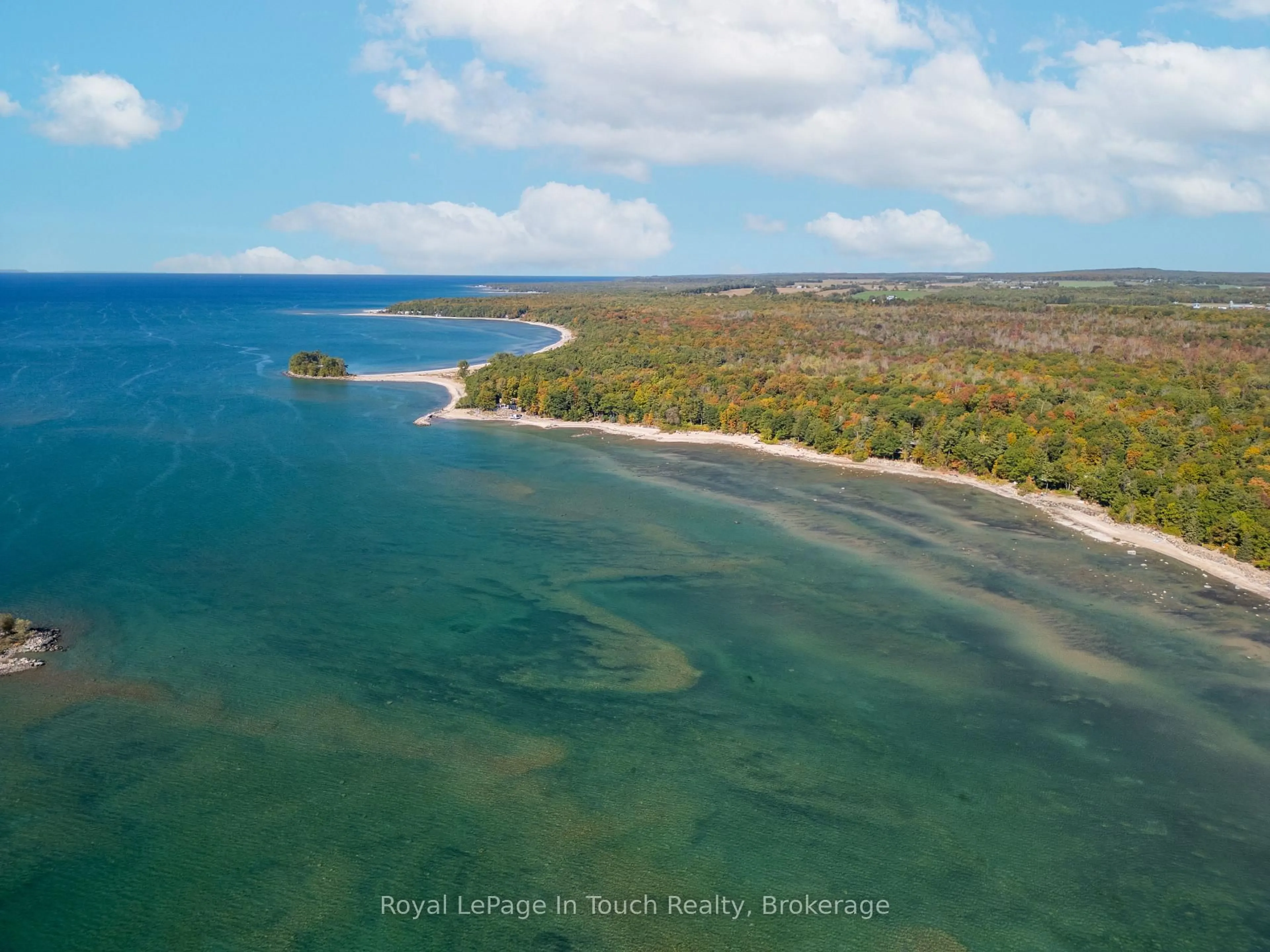 A pic from outside/outdoor area/front of a property/back of a property/a pic from drone, water/lake/river/ocean view for 64 Wahnekewening Dr, Tiny Ontario L0L 2J0