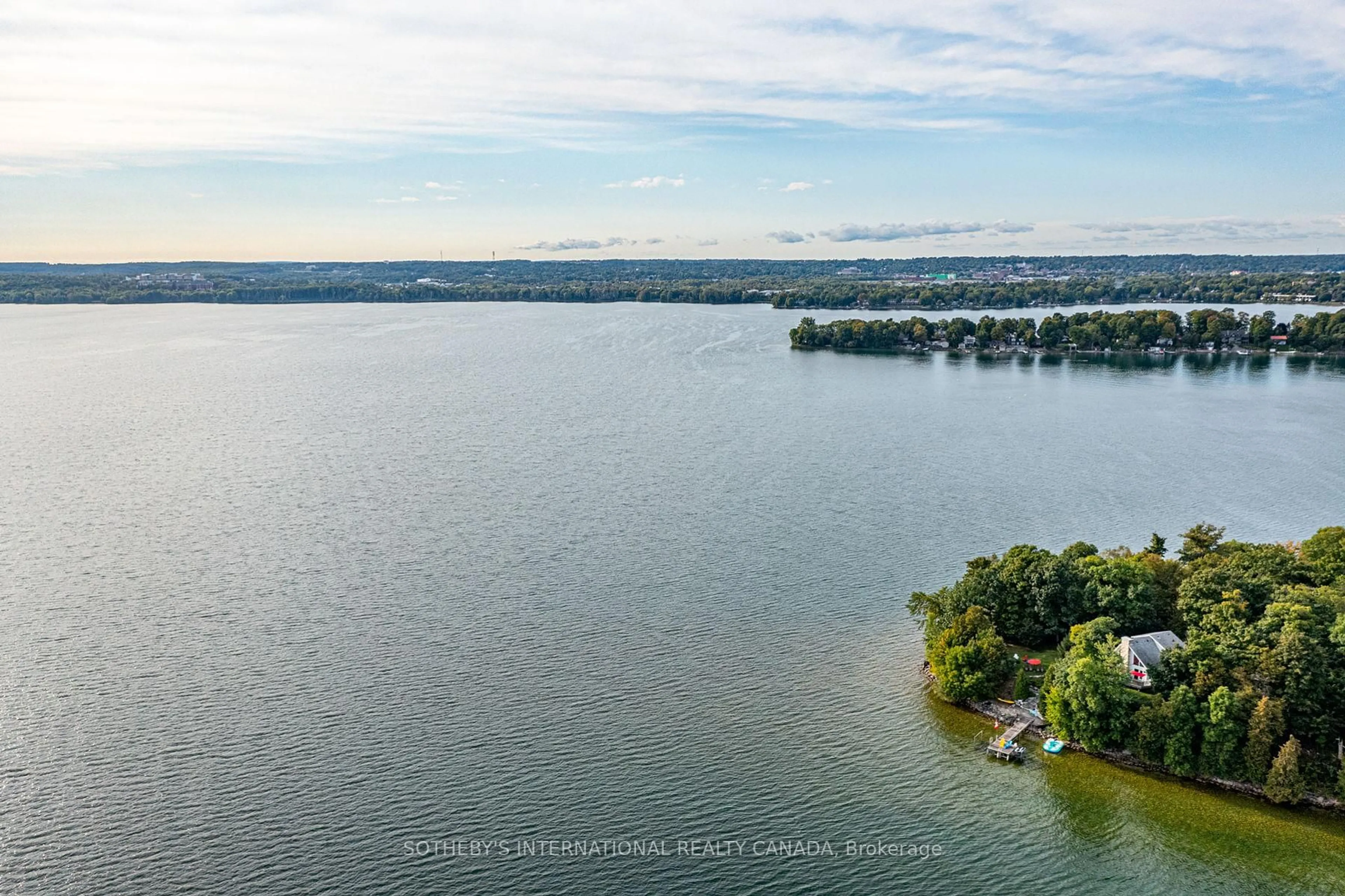 A pic from outside/outdoor area/front of a property/back of a property/a pic from drone, water/lake/river/ocean view for 1 & 2 Ivy Lane, Orillia Ontario L3V 6H1